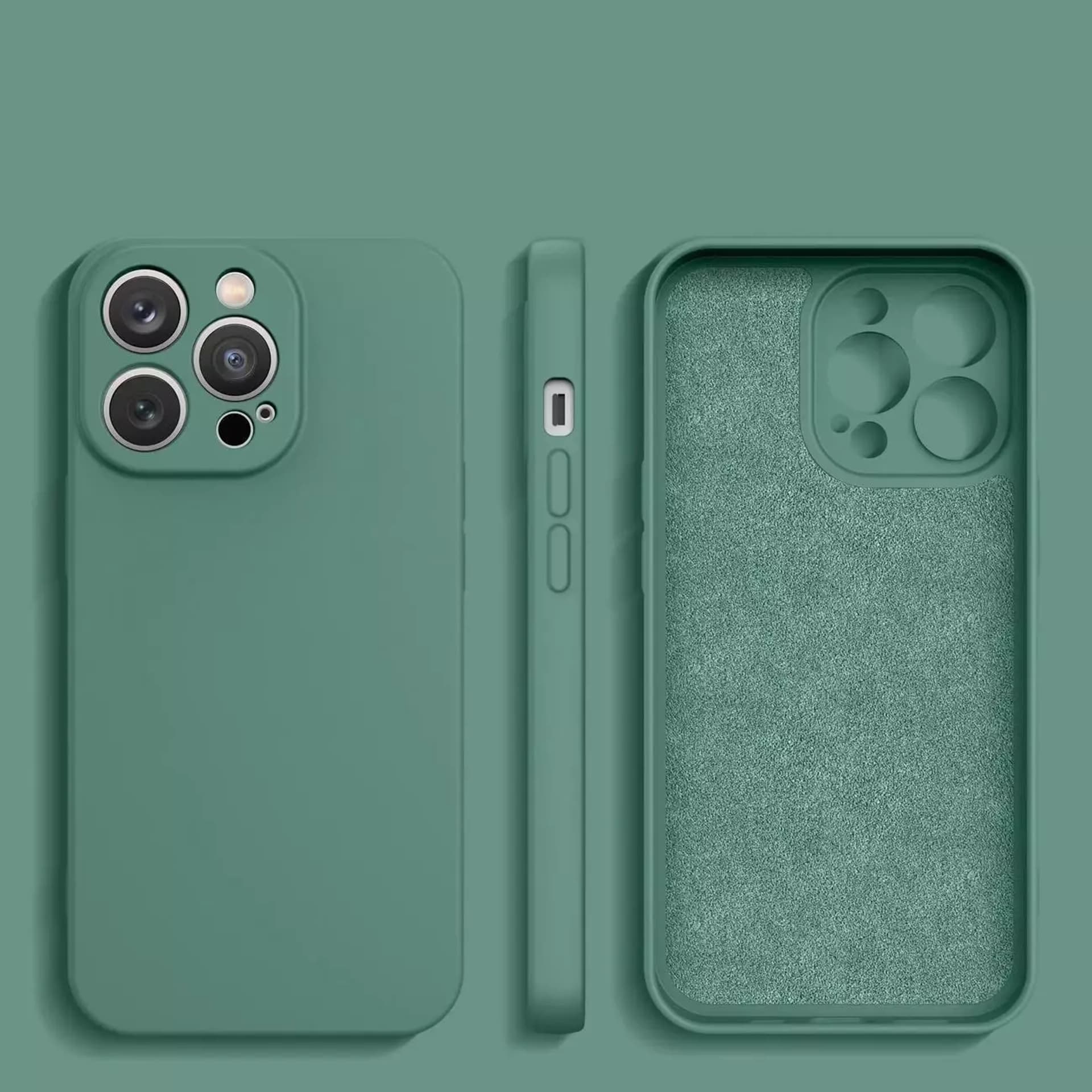 

Etui na telefon Silicone Case do Samsung Galaxy S23 Ultra silikonowy pokrowiec zielone