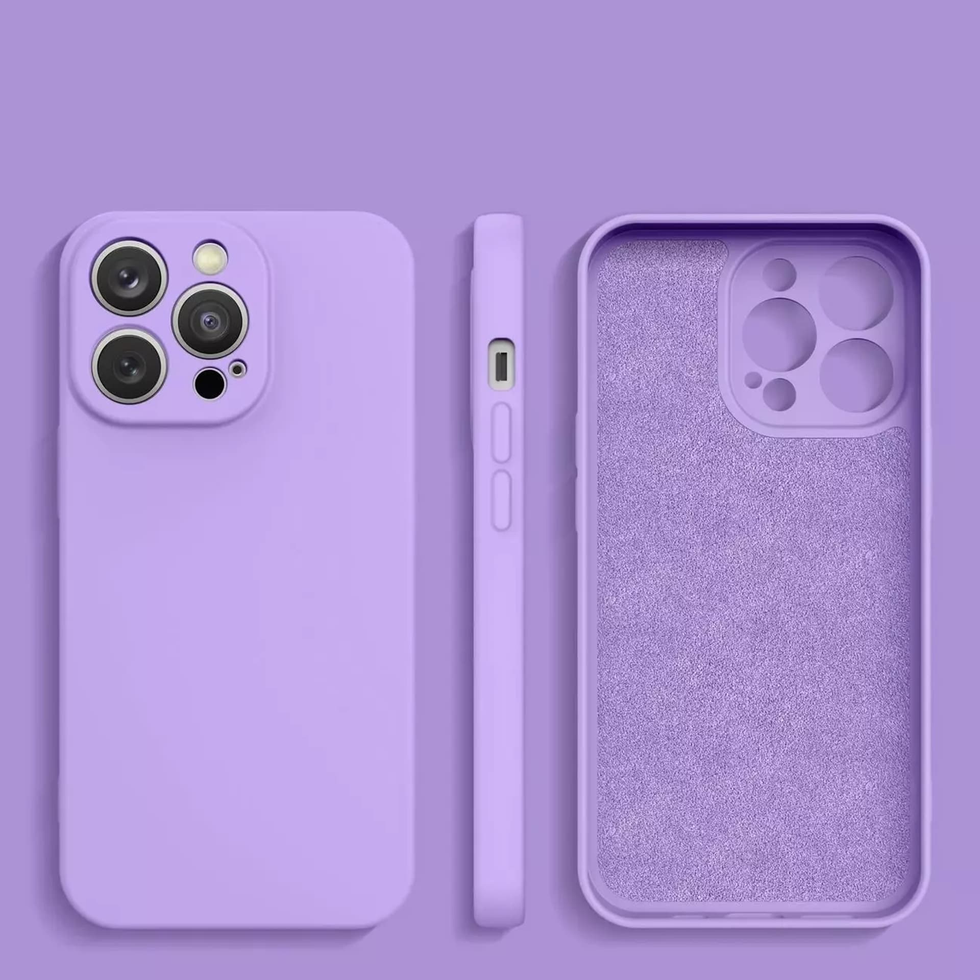 

Etui na telefon Silicone Case do Samsung Galaxy A12 silikonowy pokrowiec fioletowe