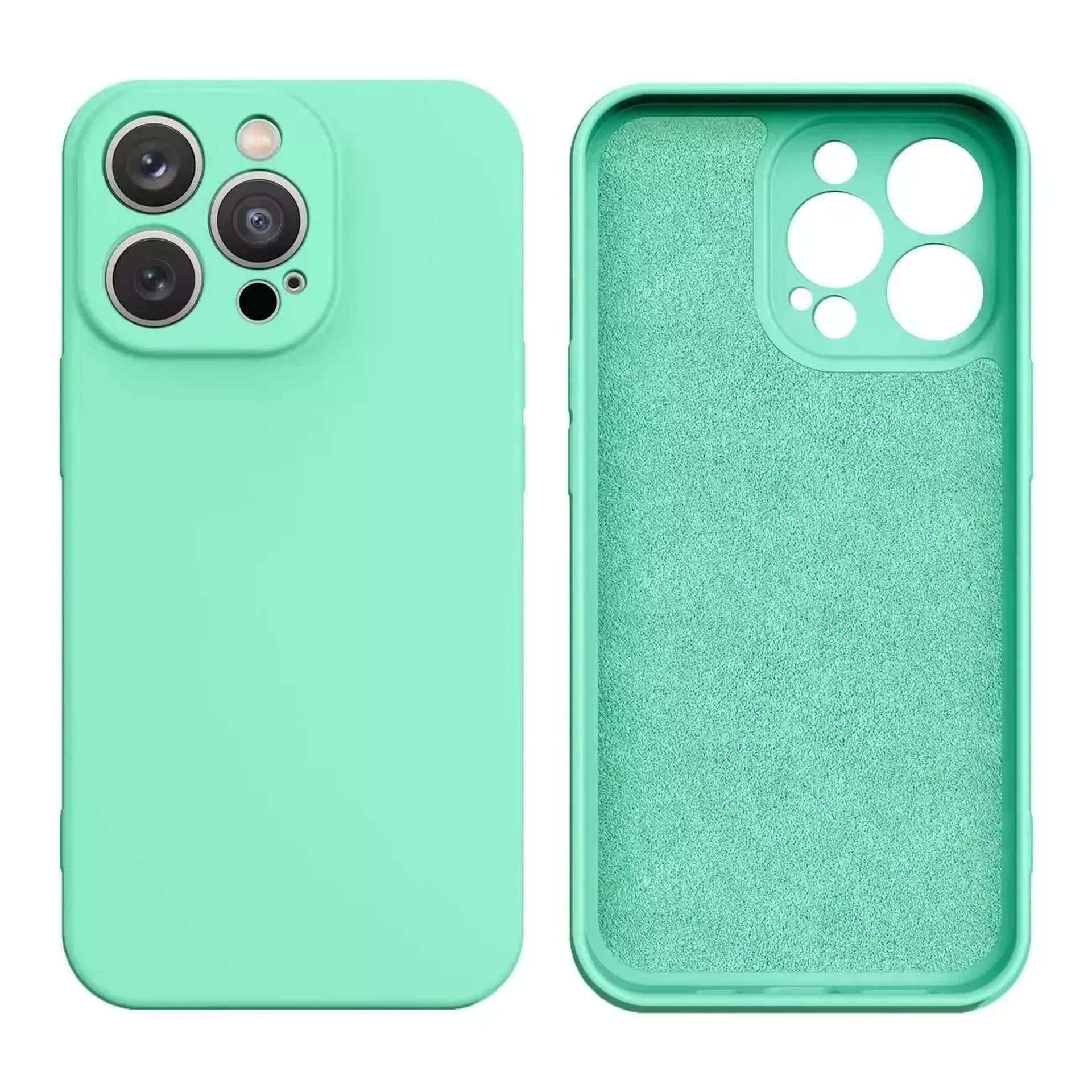 

Etui na telefon Silicone Case do Samsung Galaxy A12 silikonowy pokrowiec miętowozielone