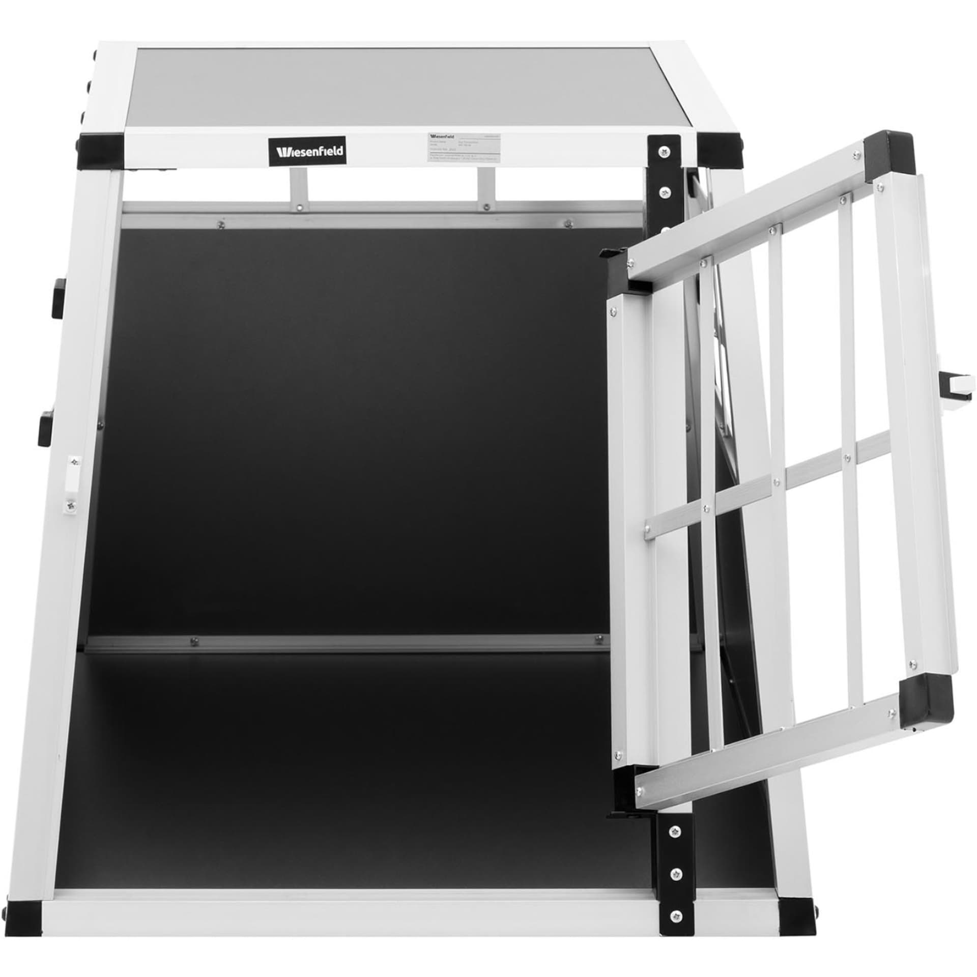 

Transporter klatka metalowa do przewozu psa trapezowa 55 x 70 x 50 cm