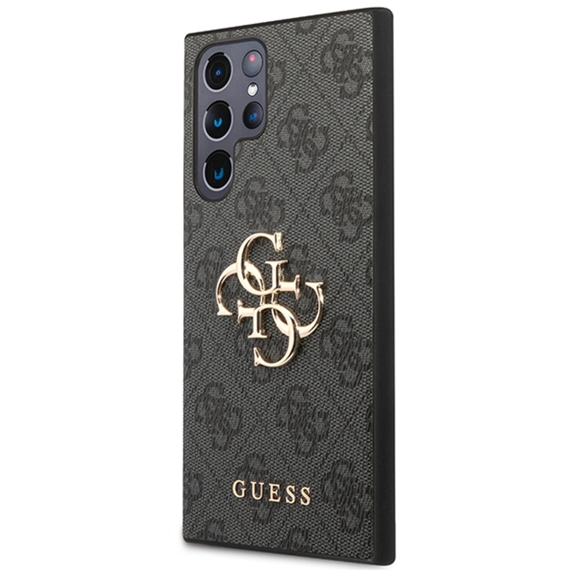 

Guess GUHCS23L4GMGGR S23 Ultra S918 szary/grey hardcase 4G Big Metal Logo