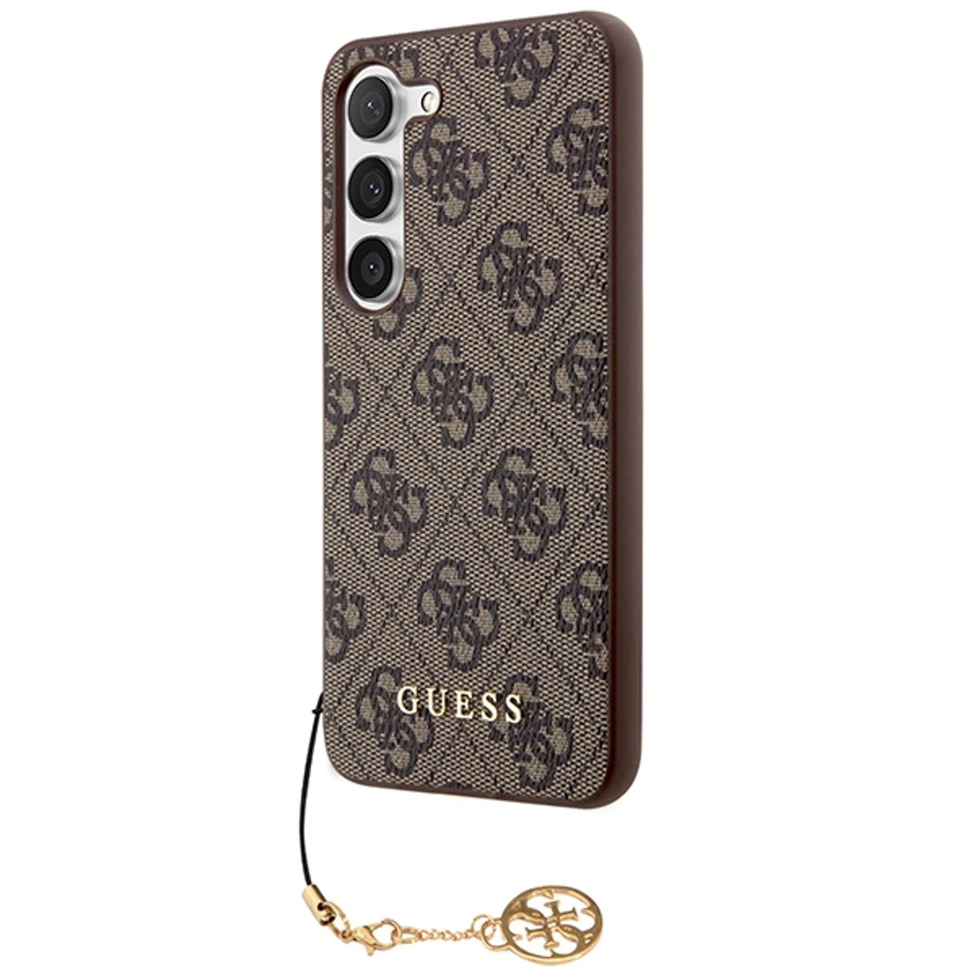 

Guess GUHCS23MGF4GBR S23+ S916 brązowy/brown hardcase 4G Charms Collection
