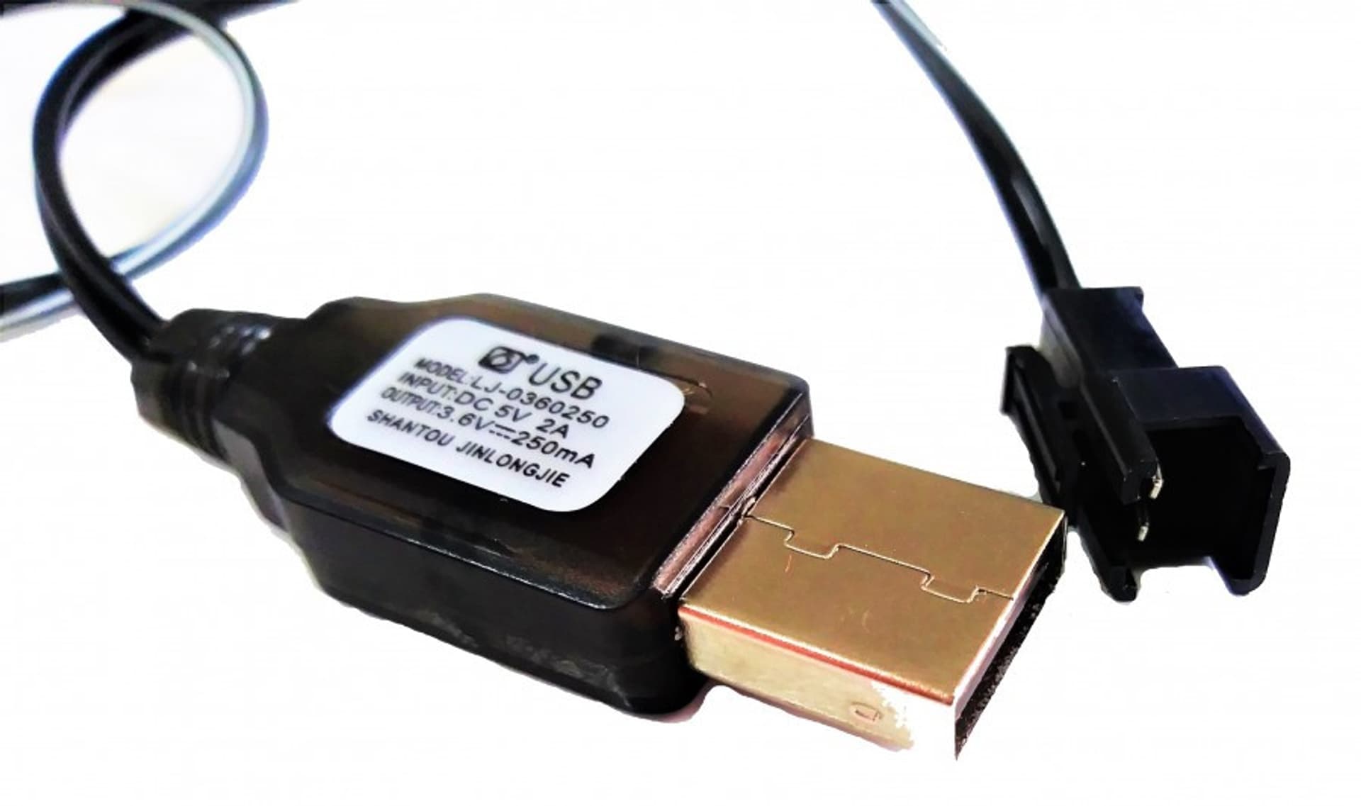 

Ładowarka USB NiMH/NiCd 4.8V 250mAh SM