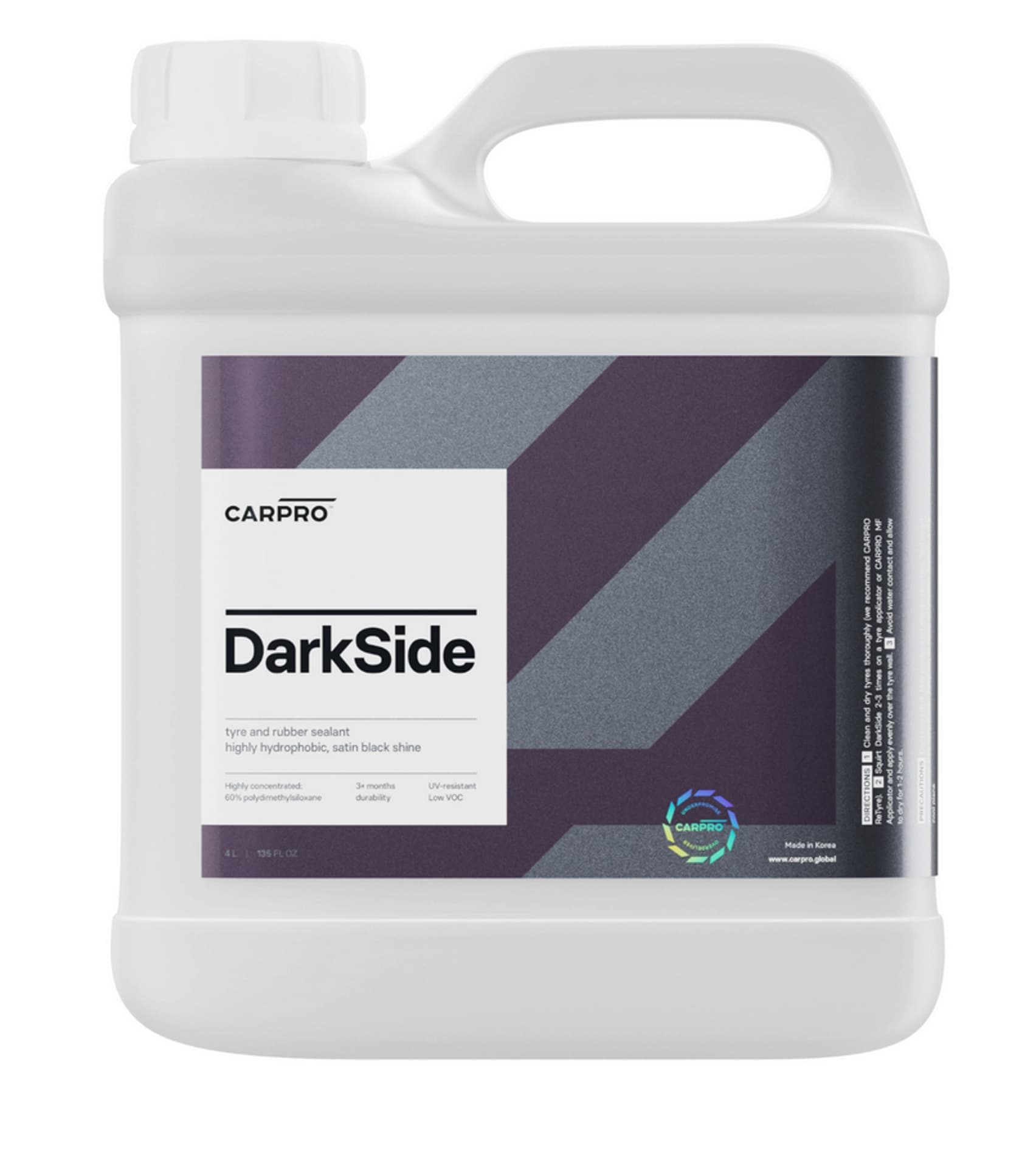 

CarPro DarkSide 4L - satynowy dressing do opon i gumy