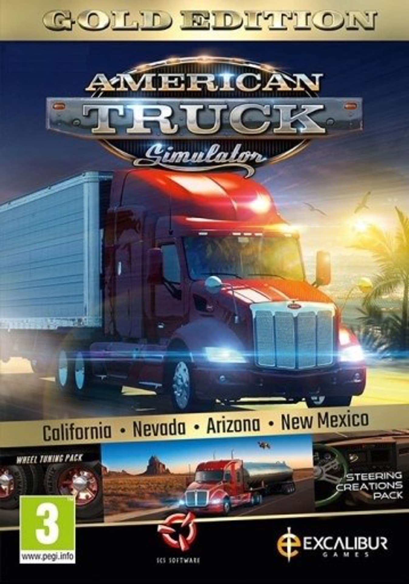 

Gra American Truck Simulator Gold Edition