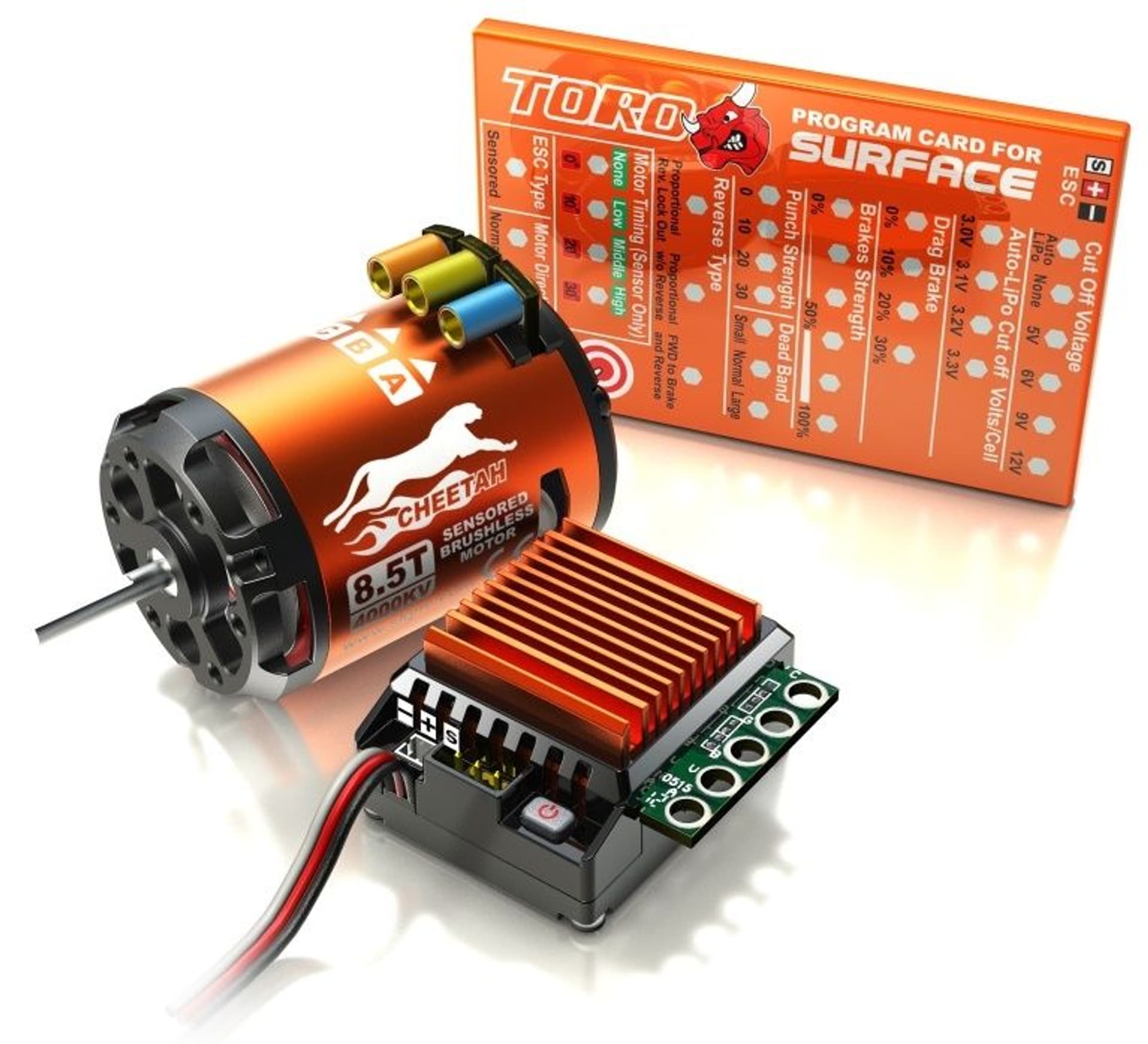

Zestaw SkyRC Cheetah 1:10 + regulator ESC 60A + silnik 8.5T + karta programująca