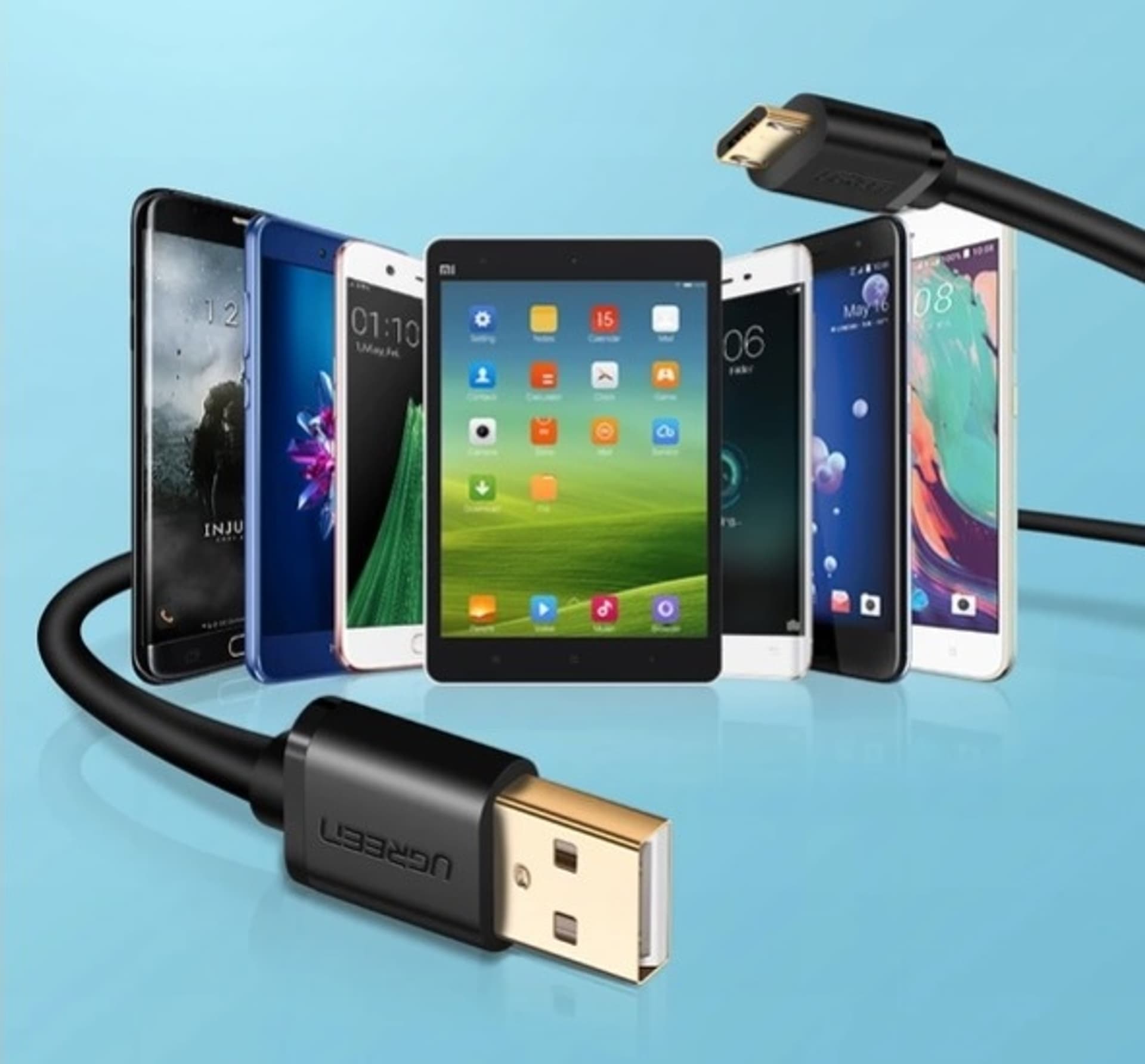 

Kabel USB do USB-C UGREEN 0,25m czarny