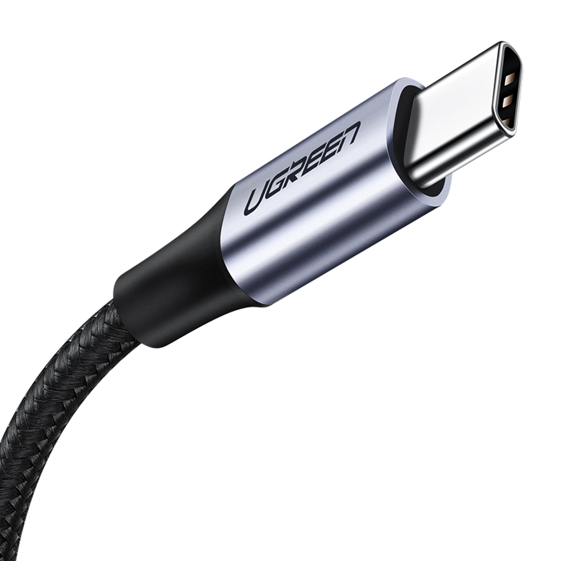 

Kabel USB do USB-C QC3.0 UGREEN 0,5m z aluminiową wtyczką (czarny)