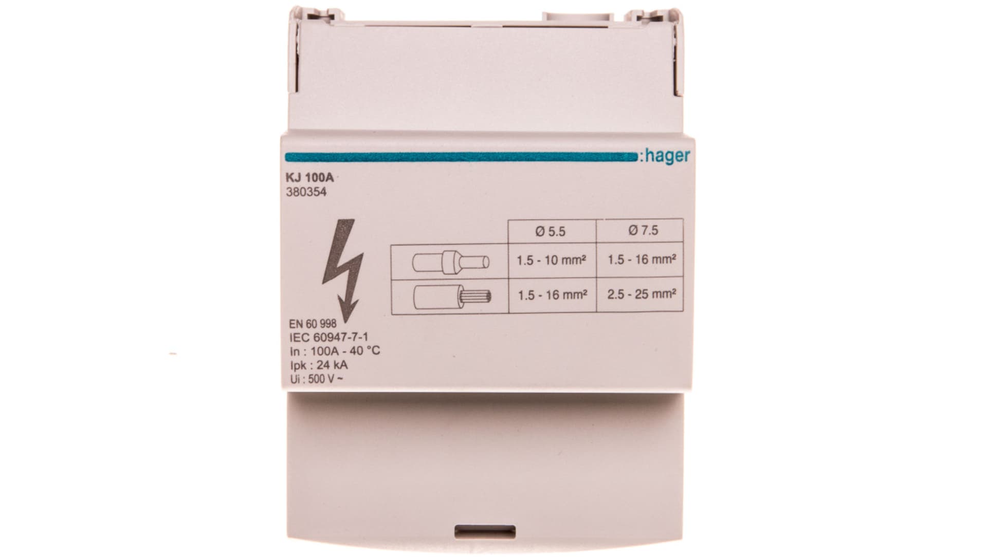 

Blok rozdzielczy 4-biegunowy 100 A KJ100A