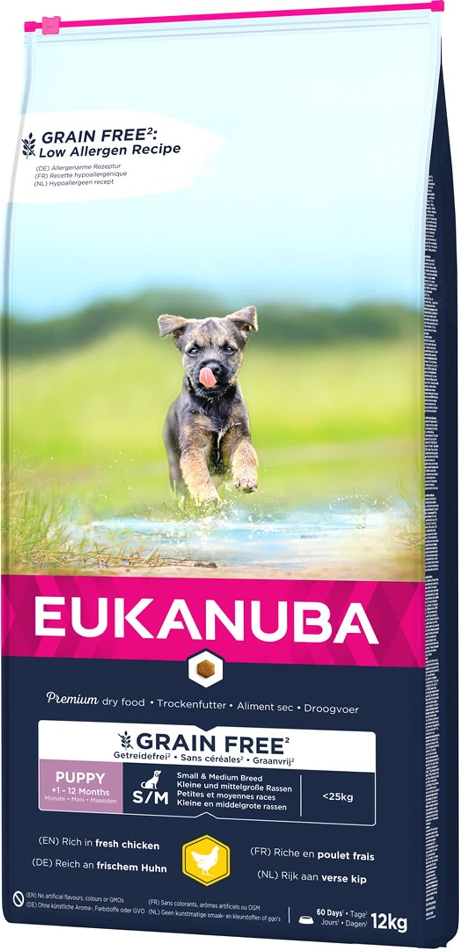

EUKANUBA Puppy small/medium Grain Free kurczak pies 12KG