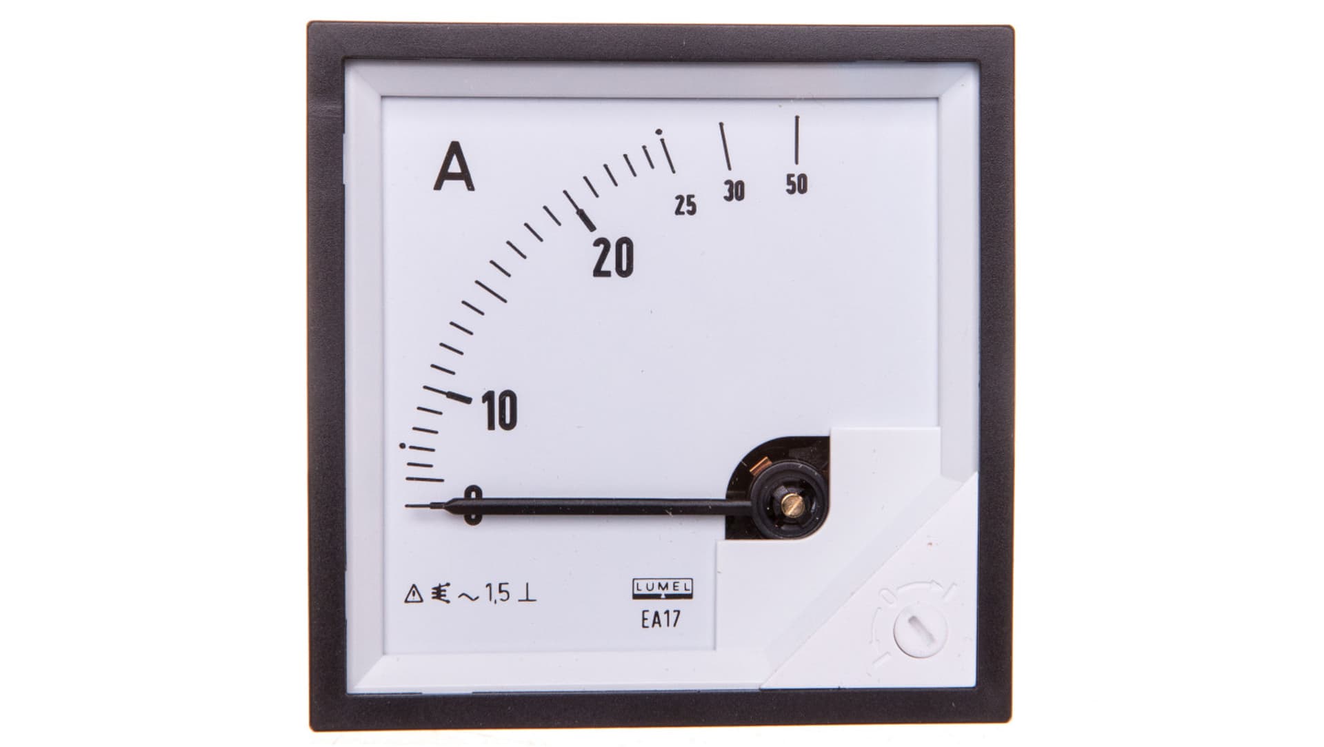

Amperomierz analogowy tablicowy 25/50A 72x72mm IP50 C3 K=90 st. EA17N F21000000000