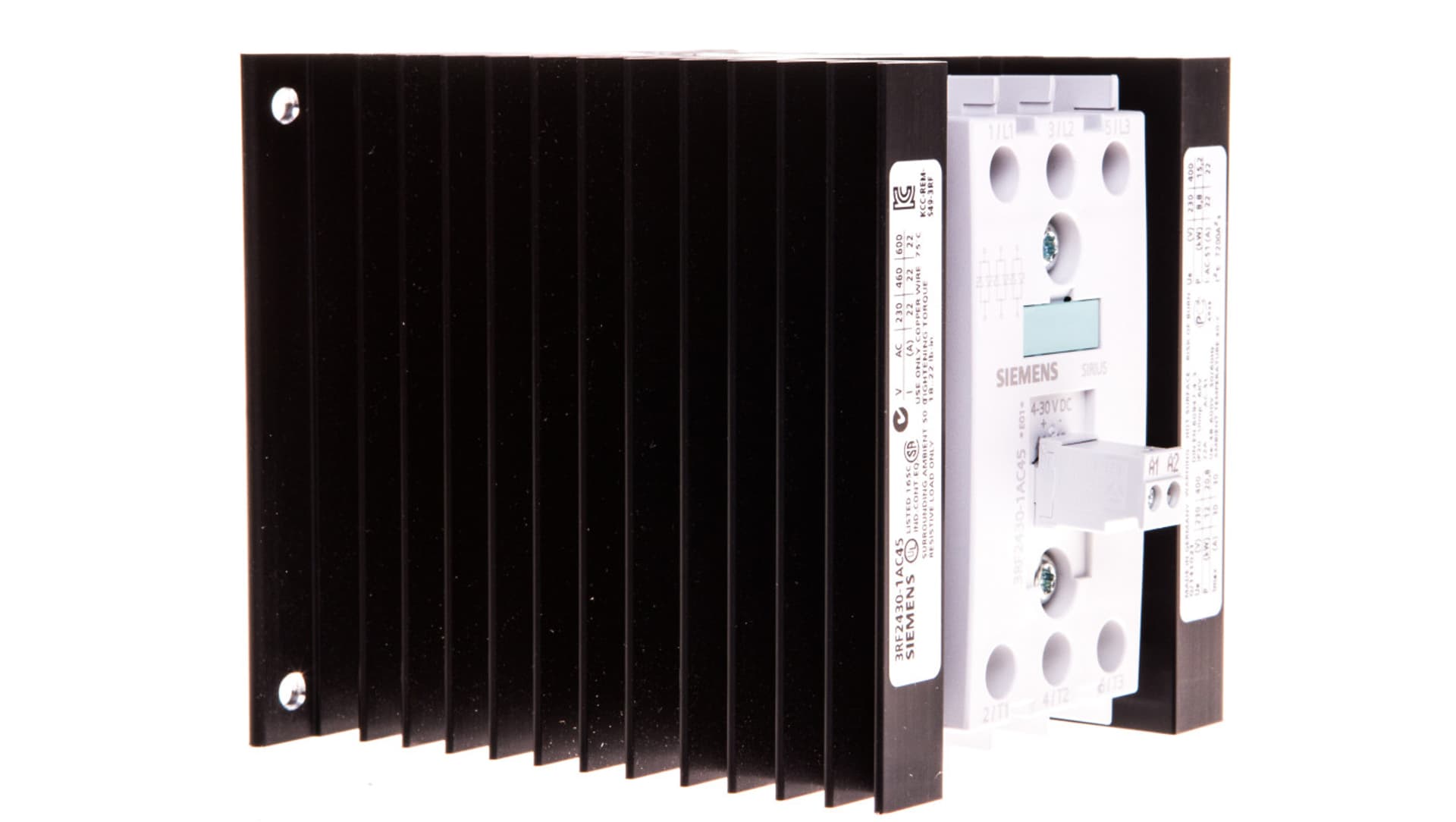 

Stycznik półprzewodnikowy 30A 3P 4-30V DC 3RF24 3RF2430-1AC45