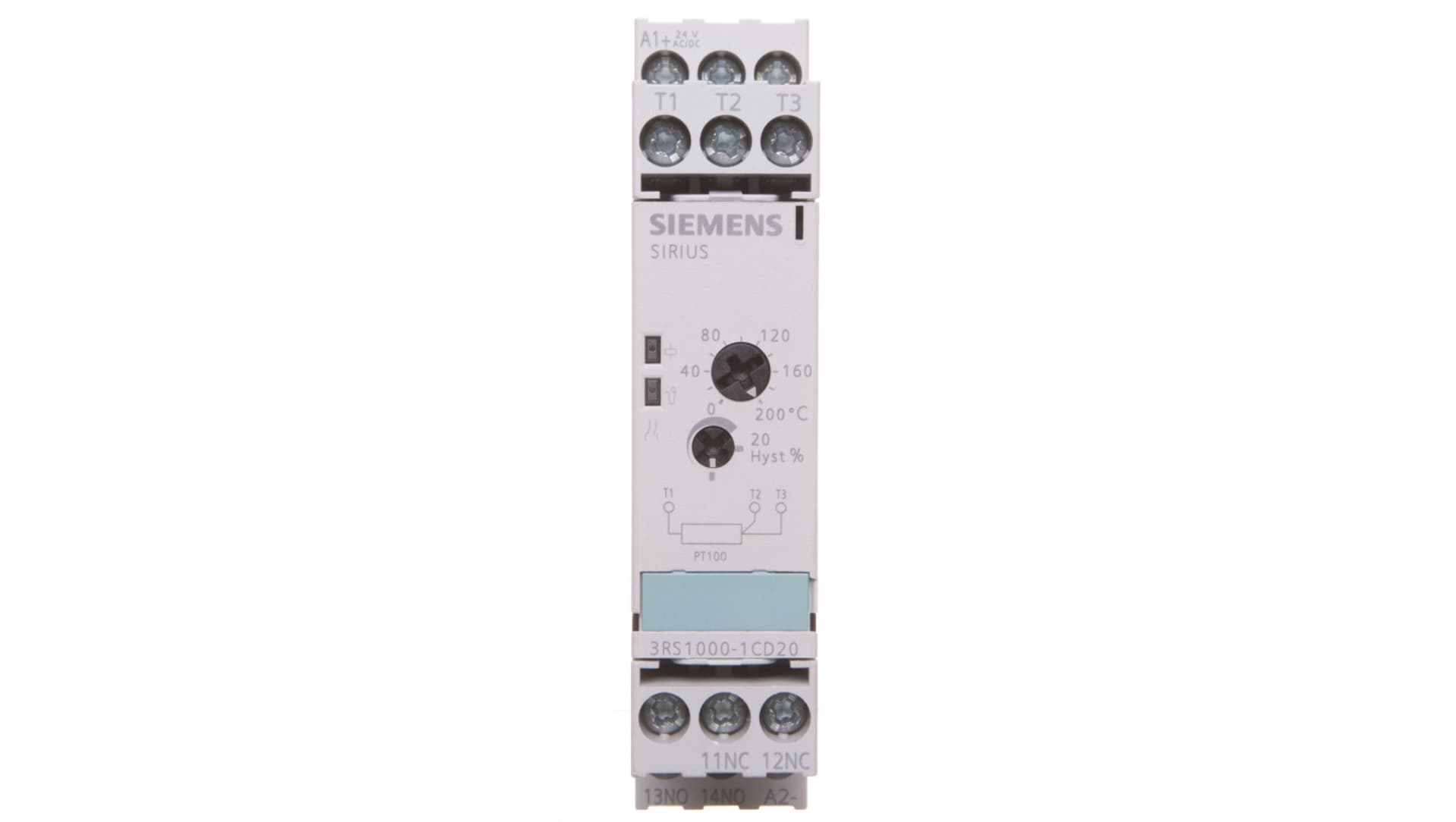 

Przekaźnik kontroli temperatury rezystancyjny 1Z 1R 24V AC/DC 3RS1000-1CD20
