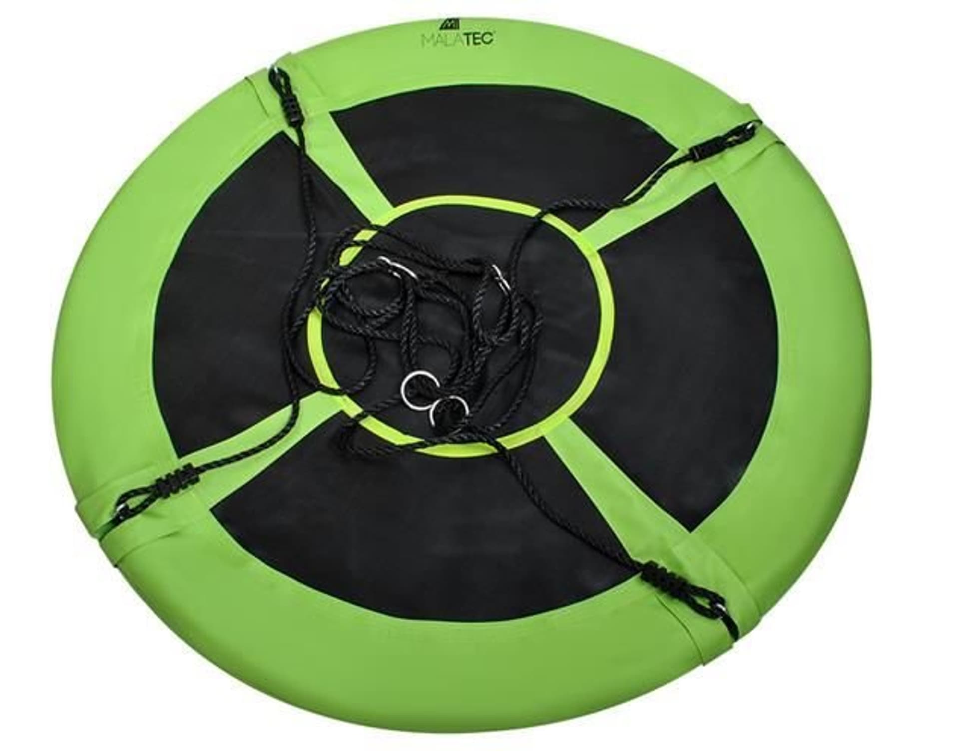 

Huśtawka bocianie gniazdo 120cm zielono-czarna
