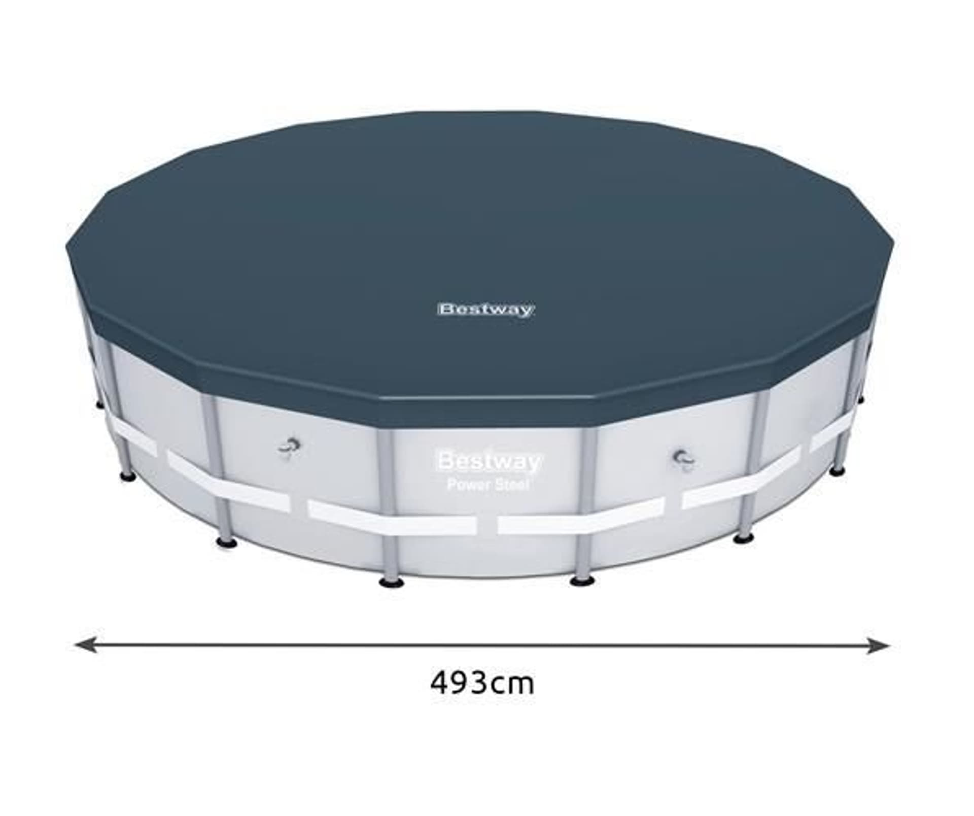 

Pokrywa do basenu stelażowego 488cm BESTWAY 58249