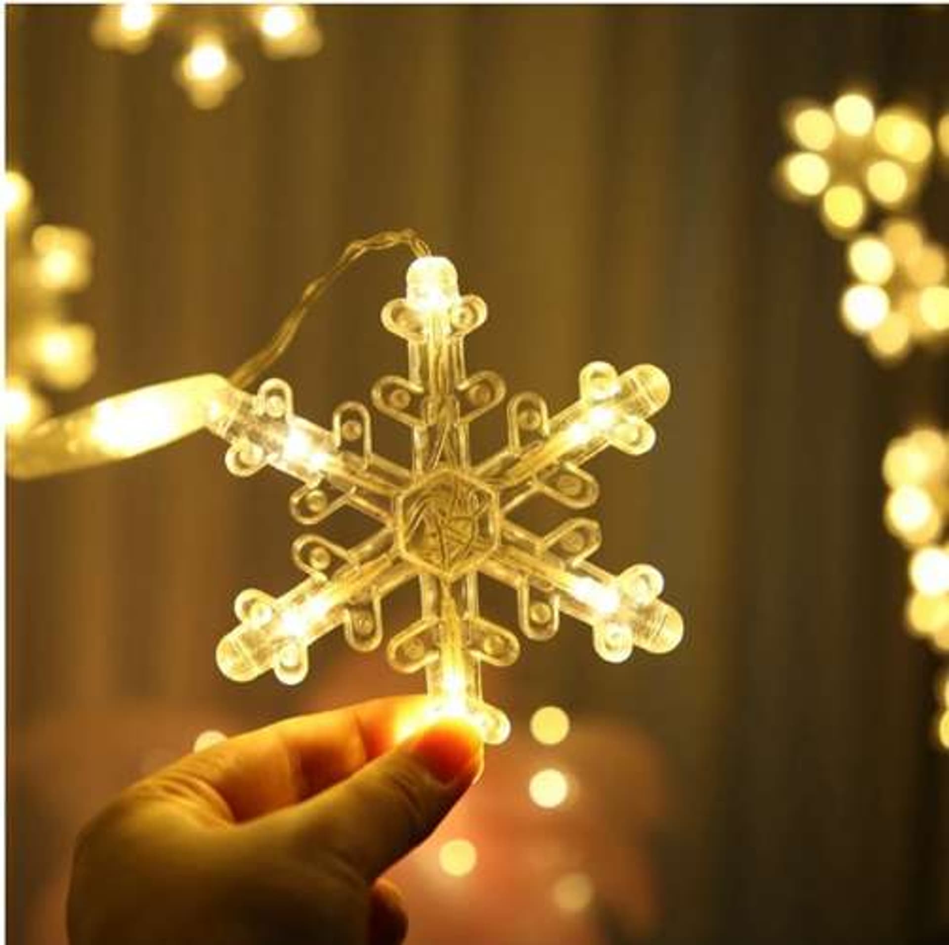 

Kurtyna świetlna 138LED - ciepły biały 31V KŚ11326