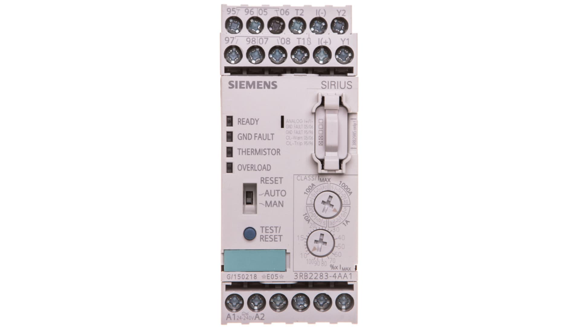 

Mikroprocesorowy przekaźnik silnikowy 24-230V AC/DC S0-S12 3RB2283-4AA1