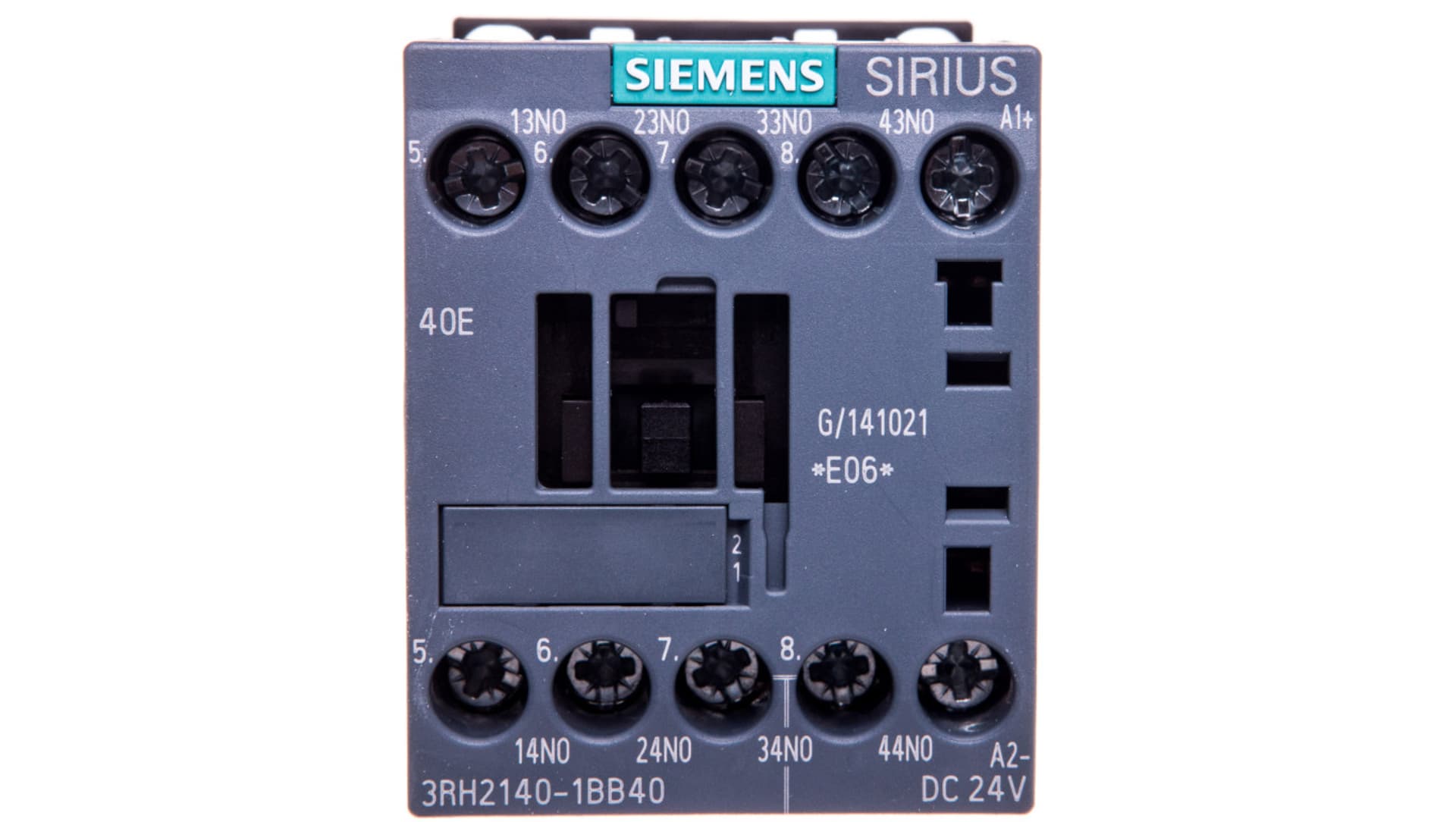 

Przekaźnik pomocniczy 4NO cewka 24V DC S00 połączenie śrubowe SIRIUS 3RH2140-1BB40