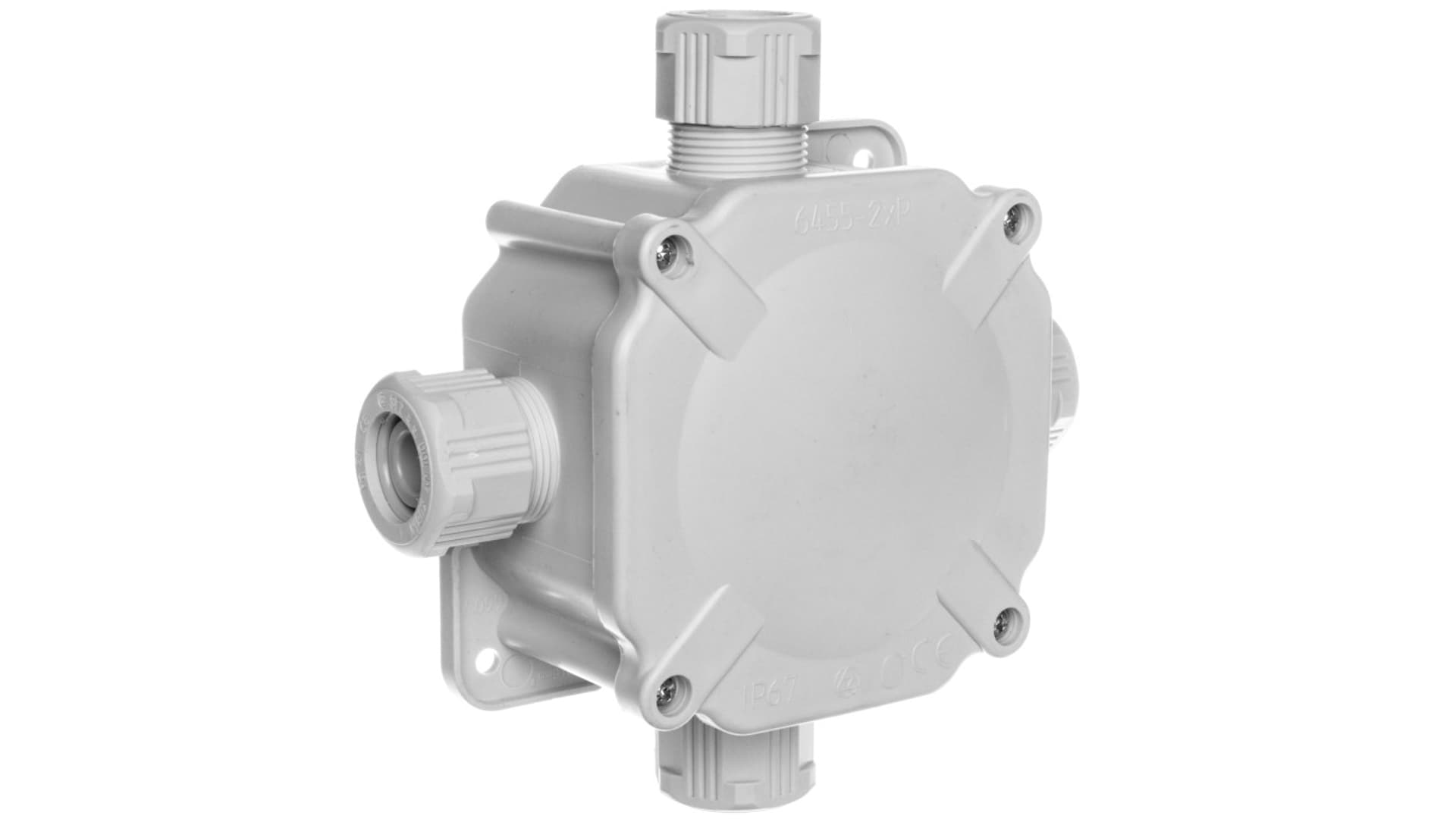 

Puszka hermetyczna IP67 / 4 dławnice / 144x144