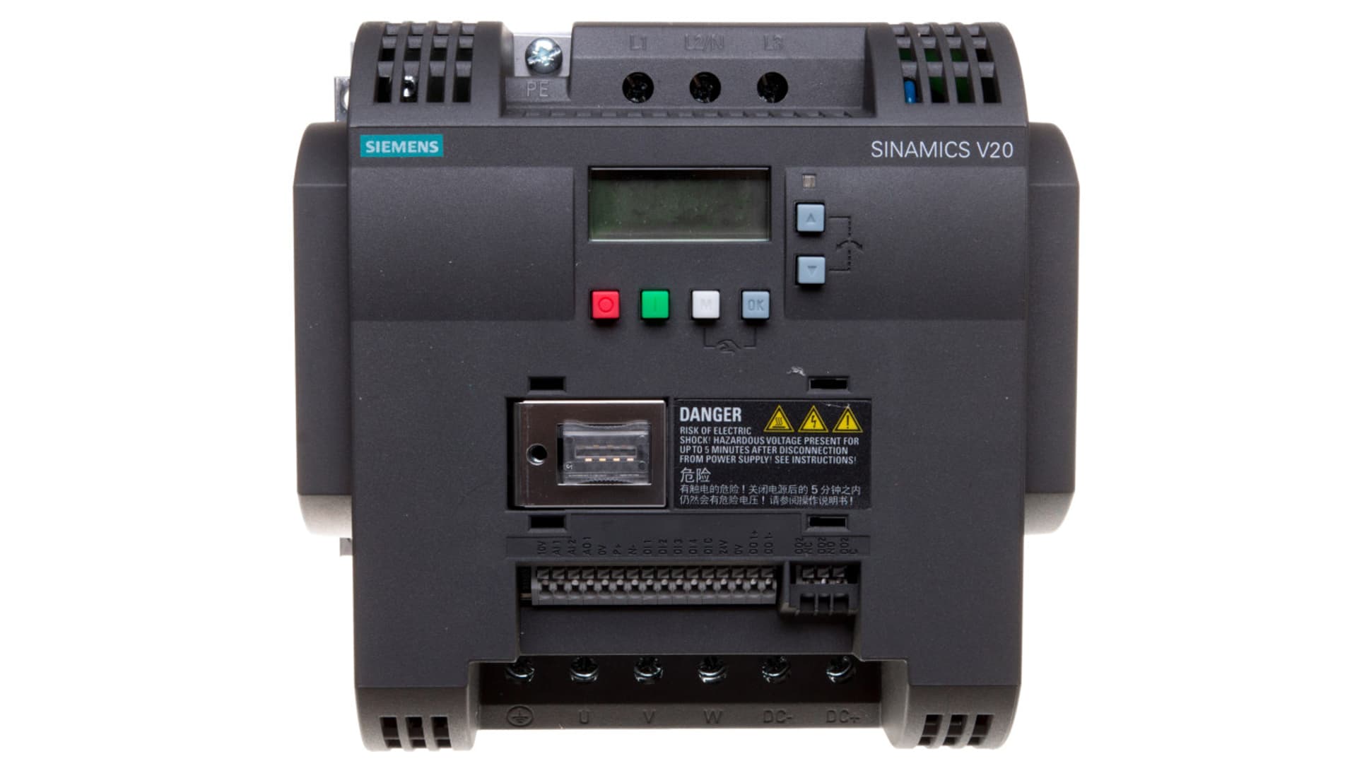 

Falownik Uwe=400V, Uwy=3x400V/12,5A 5,5kW Sinamics V20 6SL3210-5BE25-5UV0