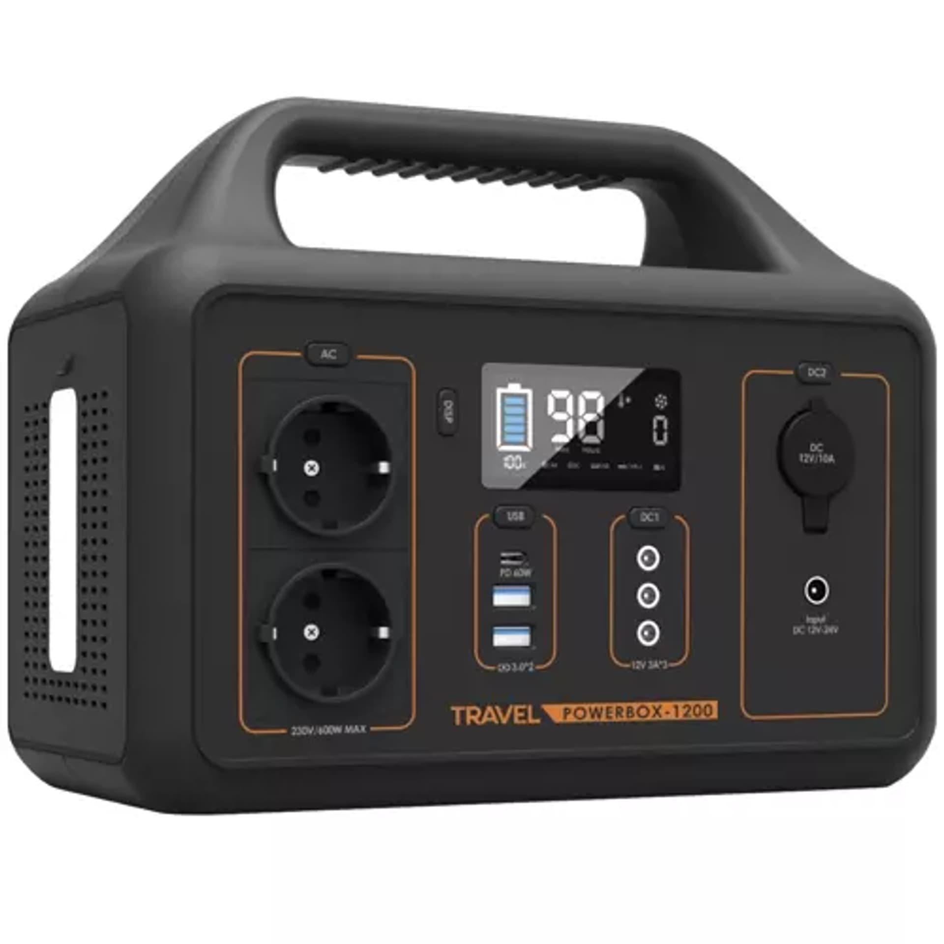 

Przenośna stacja zasilania 1200(600W)