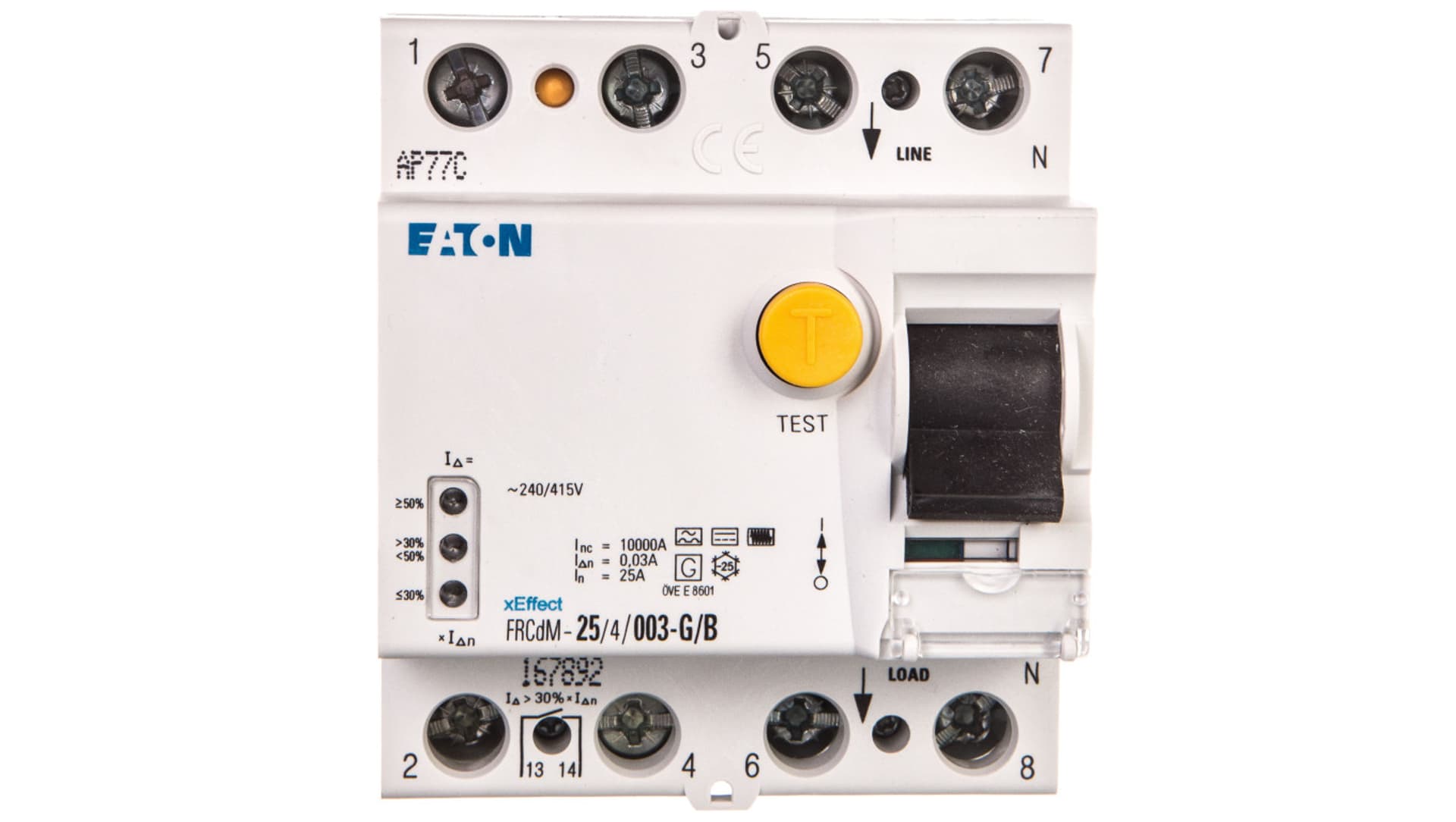 

Wyłącznik różnicowoprądowy 4P 25A 0,03A typ G/B FRCdM-25/4/003-G/B 167892