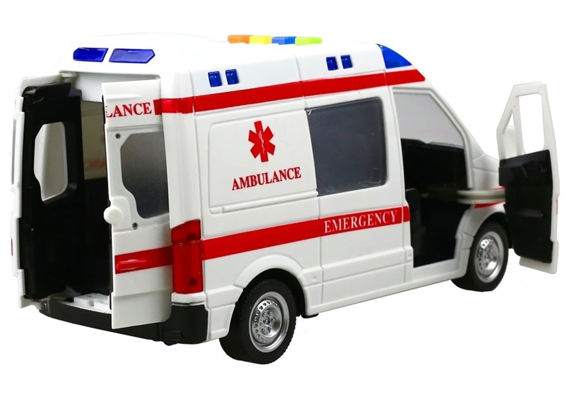 

Auto Karetka Pogotowia Ambulans Efekty Gra Świeci