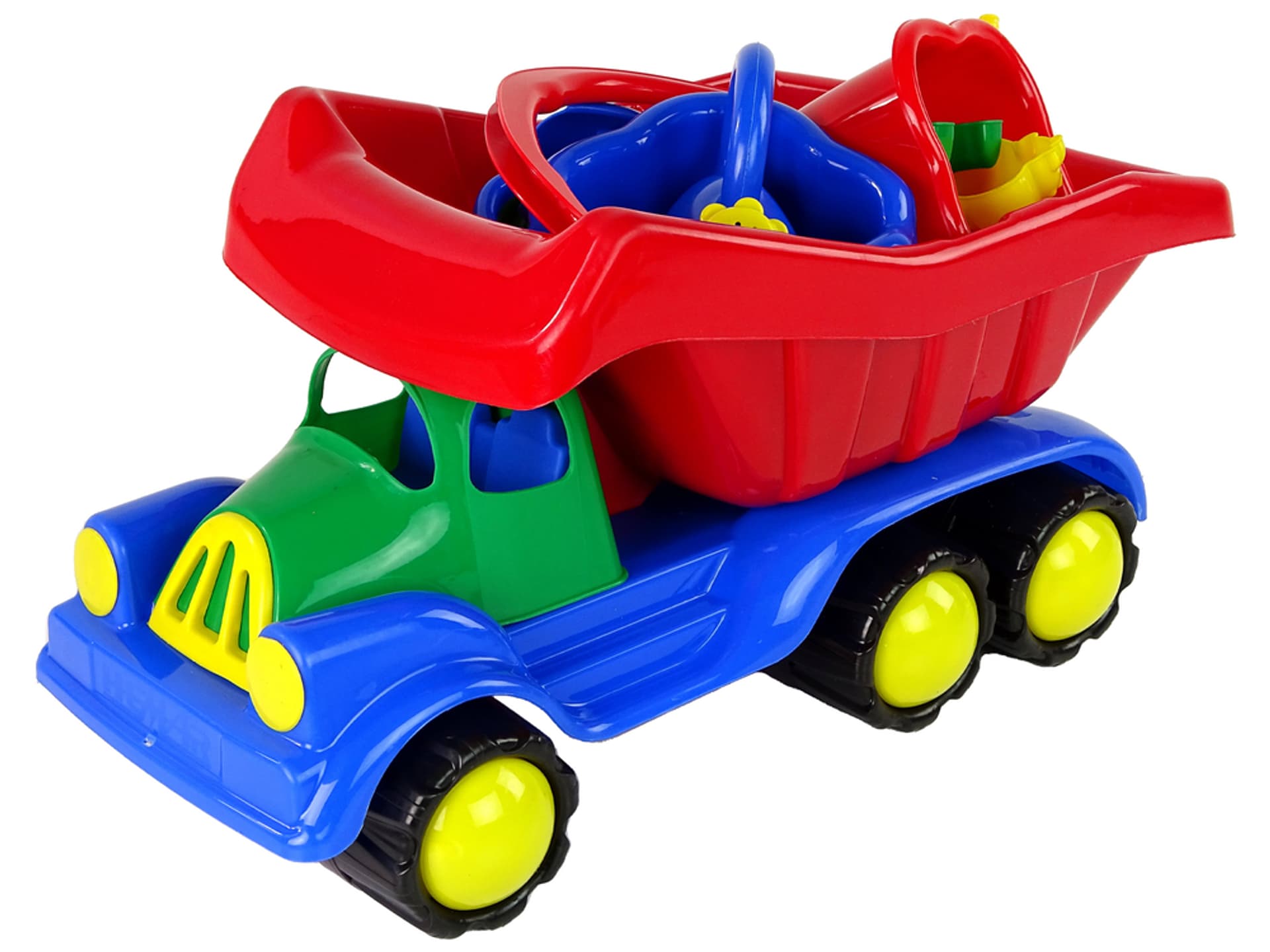 

Samochód Duży Z Kompletem Mini "Dwa Wiaderka" 10 Elementów
