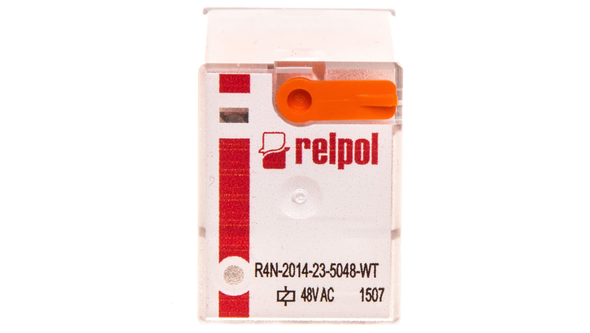 

Przekaźnik przemysłowy 4P 48V AC AgNi R4N-2014-23-5048-WT