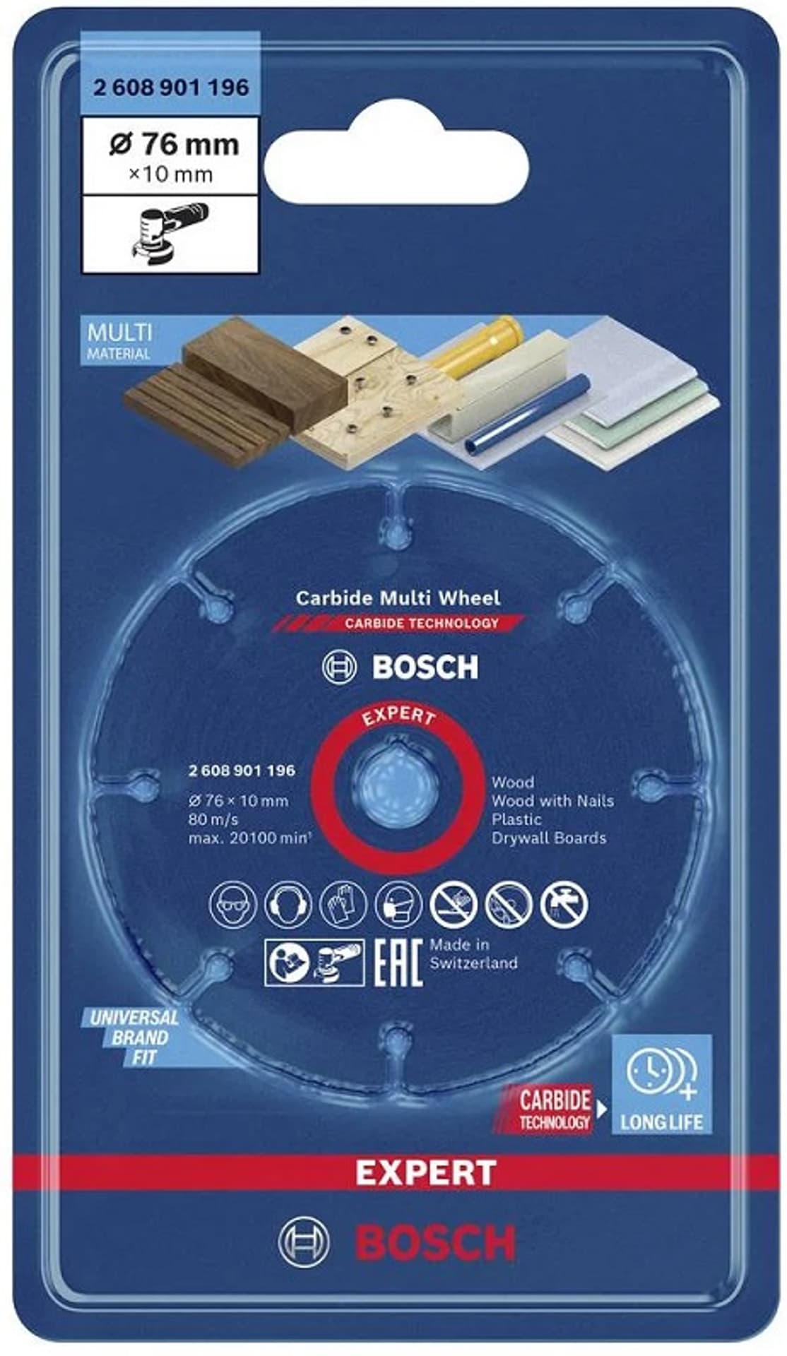 

TARCZA UNIWERSALNA EXPERT CARBIDE MULTI WHEEL CMW 79*10MM