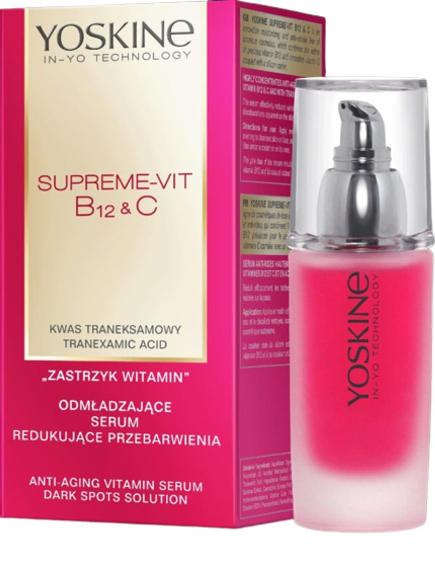 

YOSKINE Supreme Vit B12 & C Odmładzające Serum redukujące przebarwienia 30ml