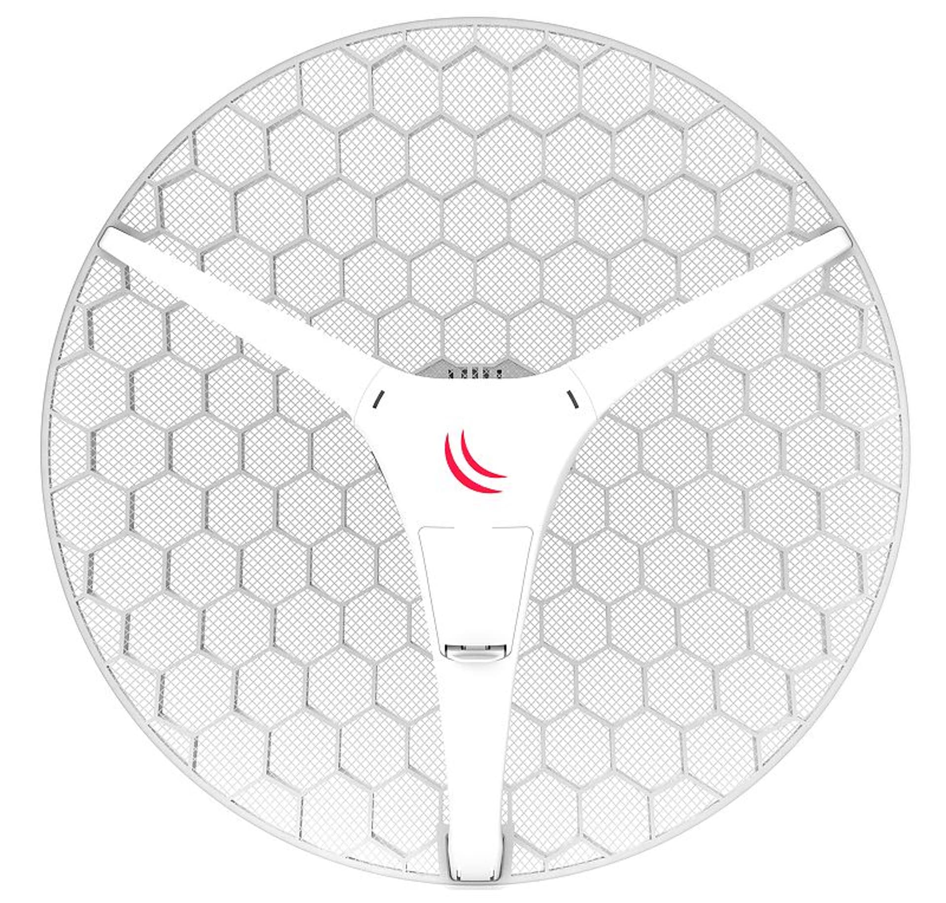 

MIKROTIK LHG HP5 XL RBLHG-5HPND-XL LIGHT HEAD GRID HIGH POWER XL 600 MHZ, 64MB, 1XFE, 2X2 MIMO, 5GHZ, 27DBI, L3