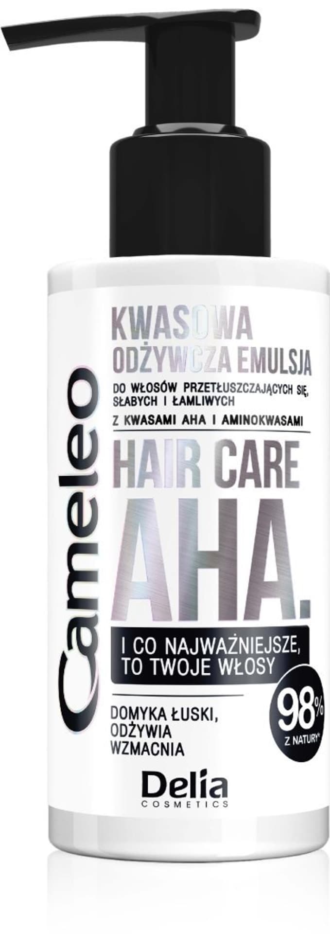 

Delia Cosmetics Cameleo Hair Care AHA Kwasowa Odżywcza Emulsja do włosów 150ml