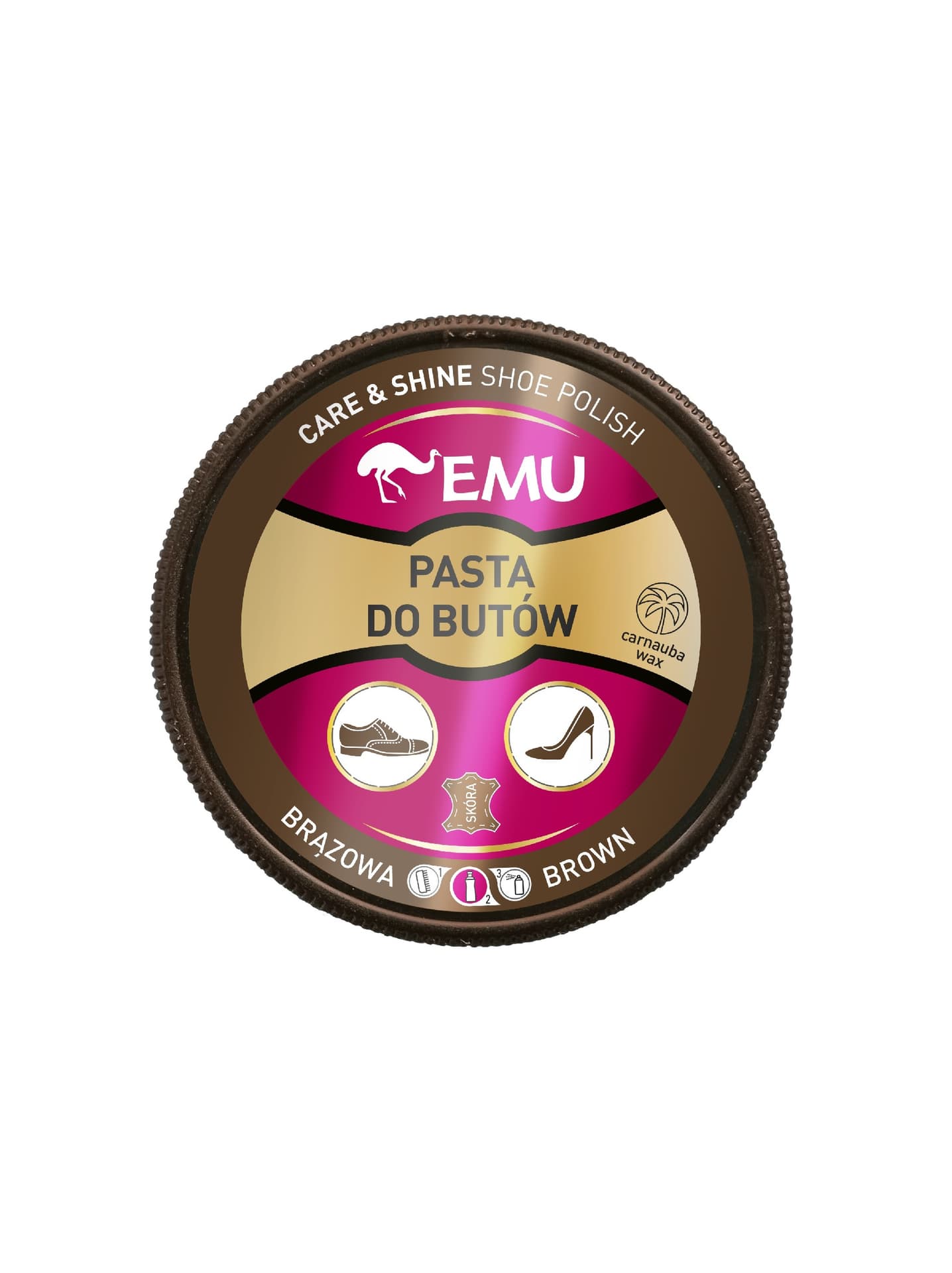 

EMU Pasta do butów - brązowa 50ml