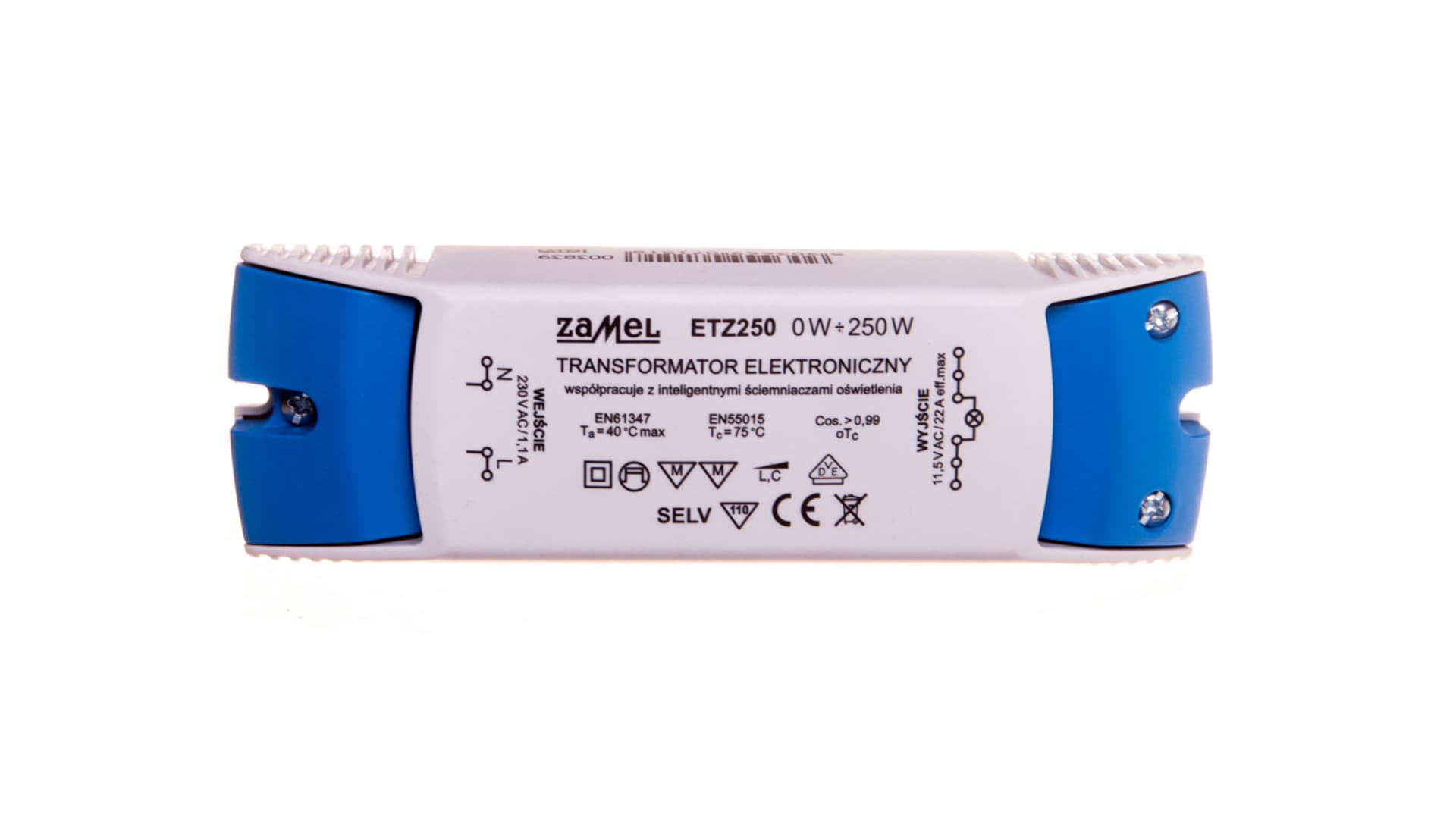 

Transformator elektroniczny 230/11,5V 0-250W ETZ250 LDX10000104