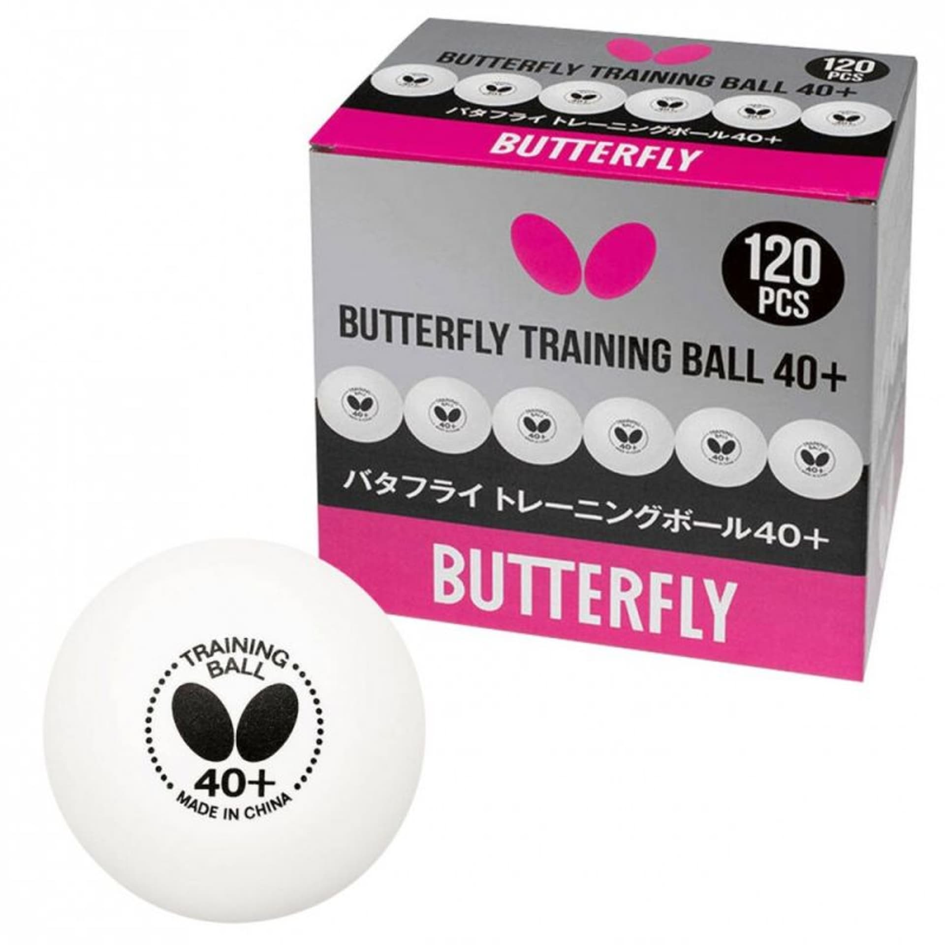 

Piłeczka do tenisa stołowego Butterfly Easy ball 40+ 120 szt (kolor biały)