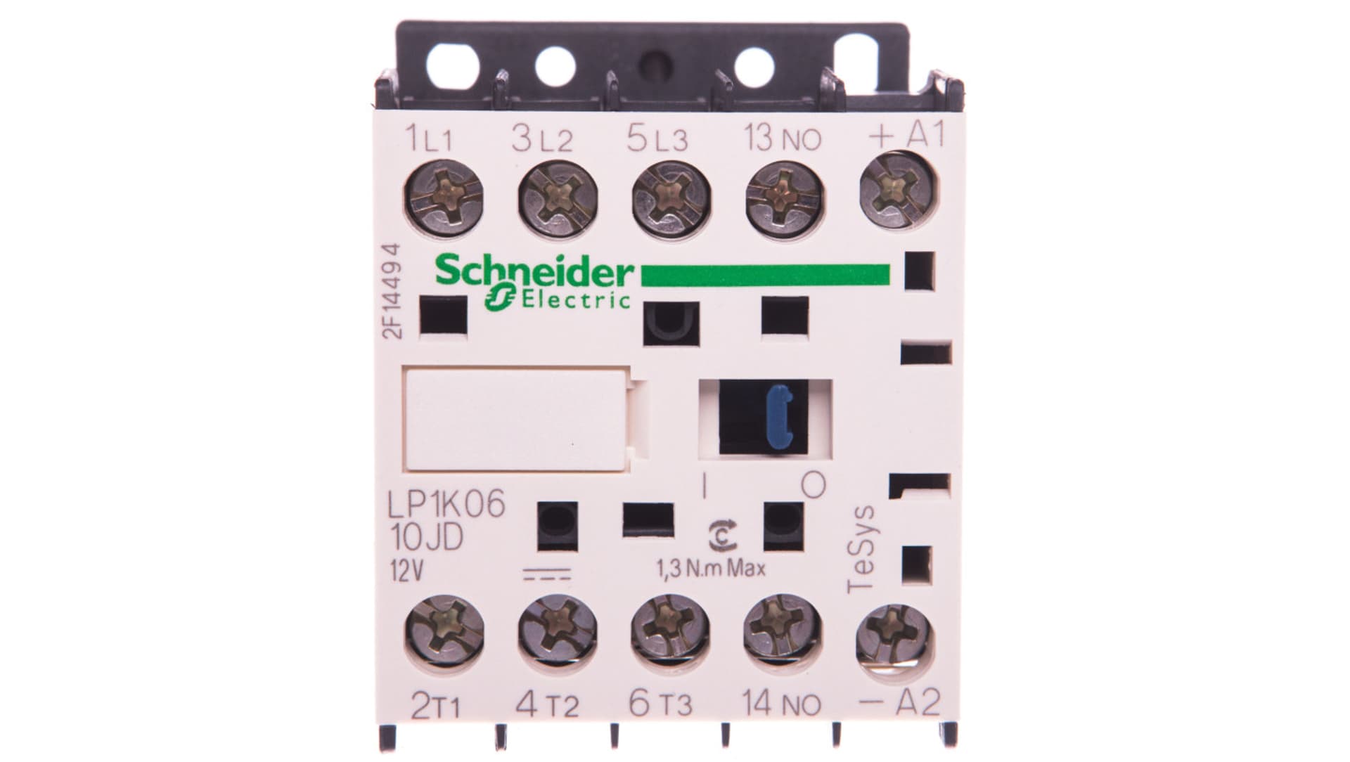 

Stycznik pomocniczy 6A 3P 1Z 12V DC LP1K0610JD
