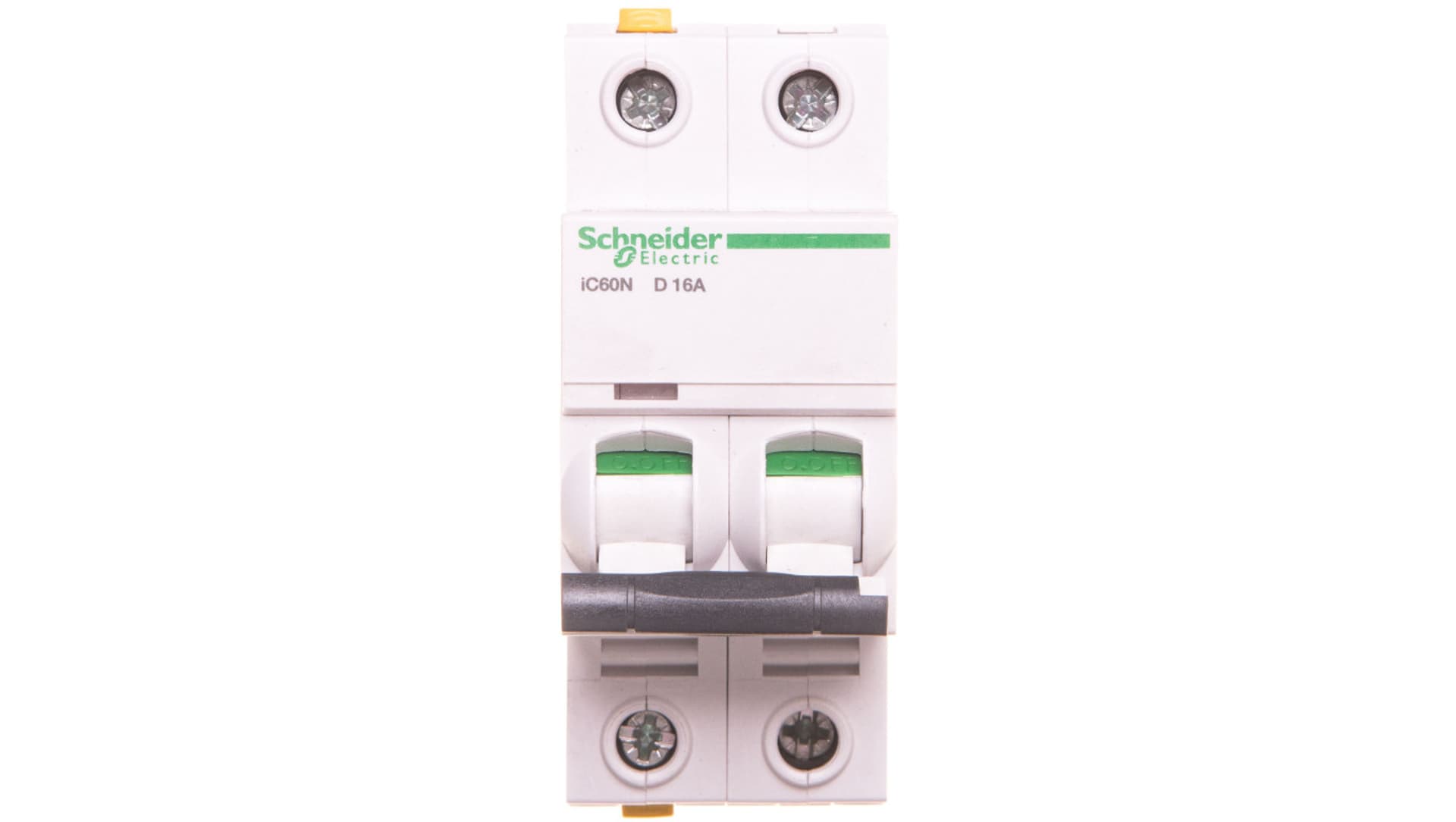 

Wyłącznik nadprądowy 2P D 16A 6kA AC iC60N-D16-2 A9F05216