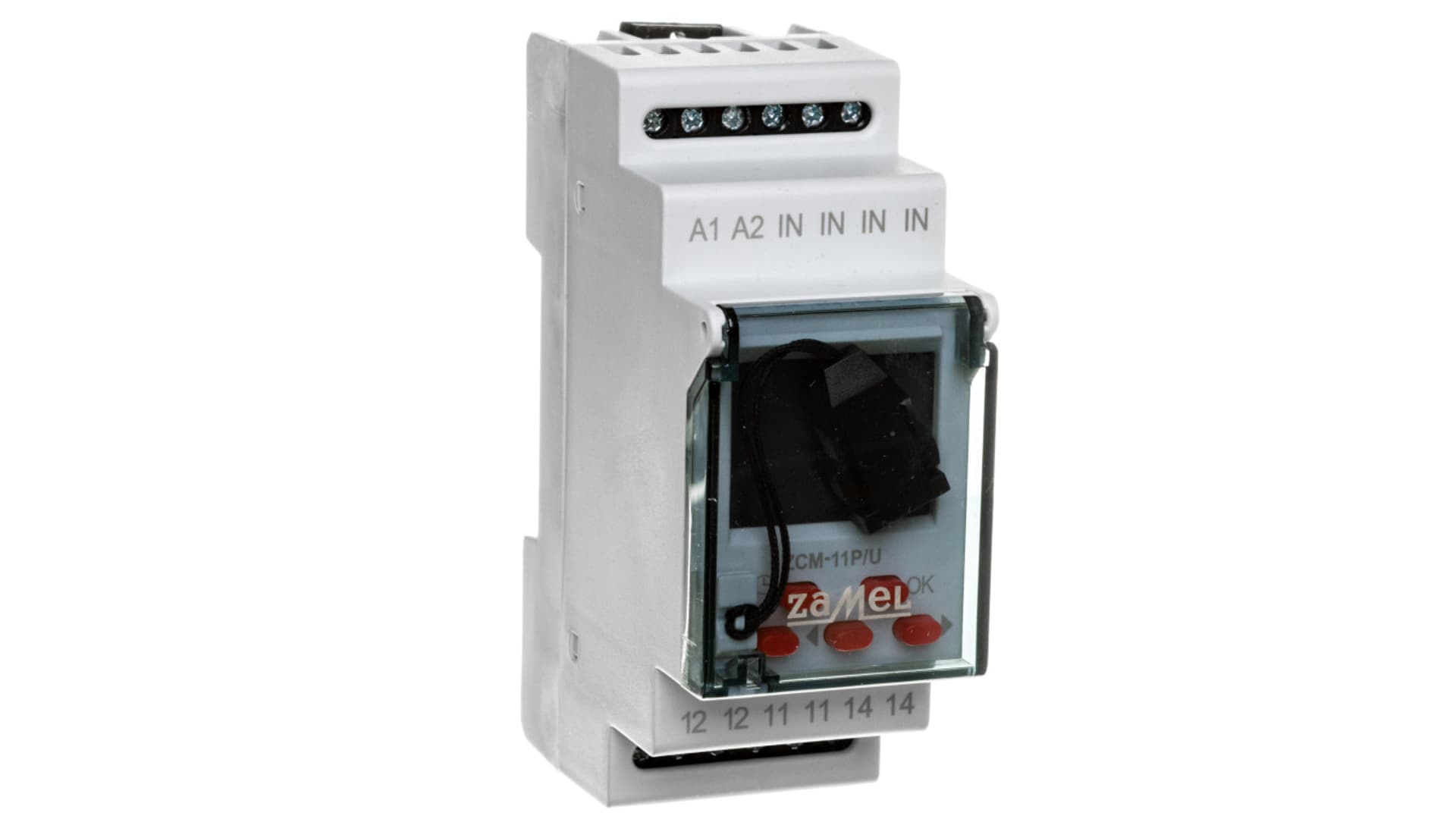 

Programator czasowy cyfrowy 1-kanałowy tygodniowy pamięć zewnętrzna 24-250V AC / 30-300V DC ZCM-11P/U EXT10000186