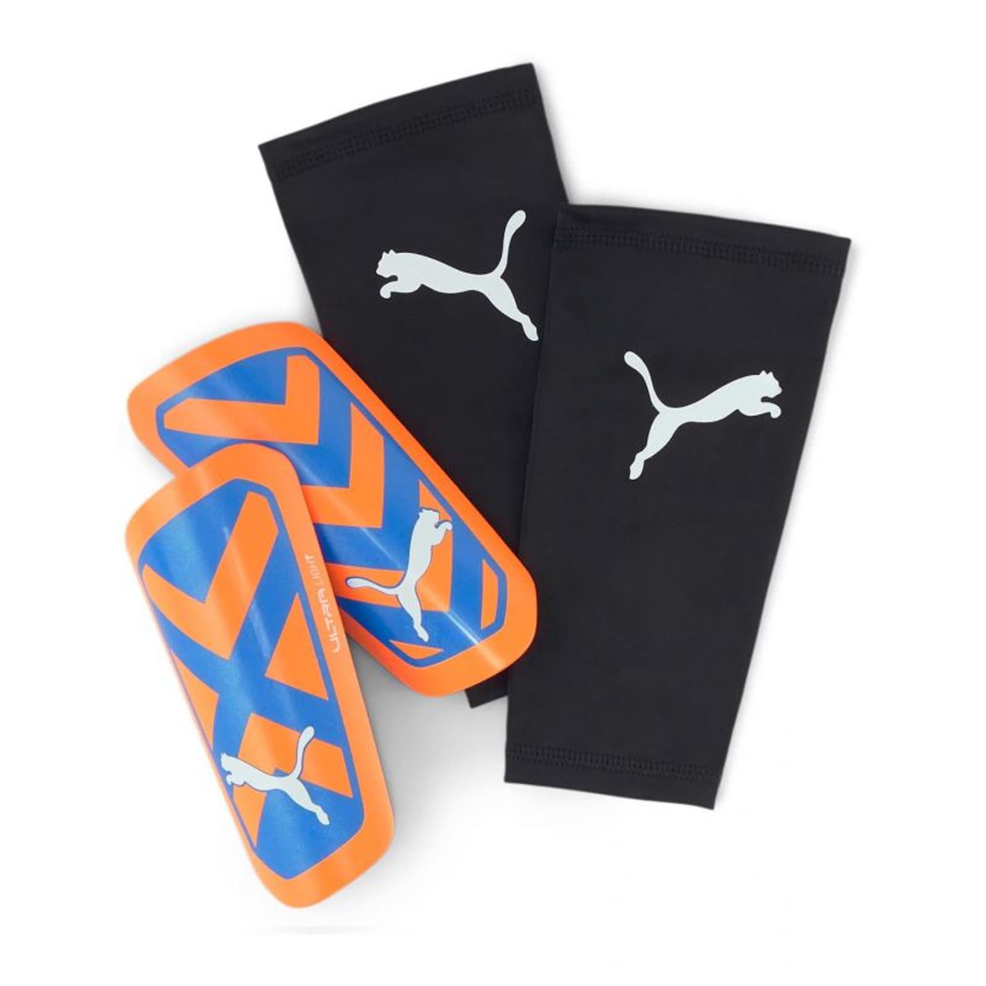 

Ochraniacze piłkarskie Puma Ultra Light 030873 (kolor Niebieski. Pomarańczowy, rozmiar L)