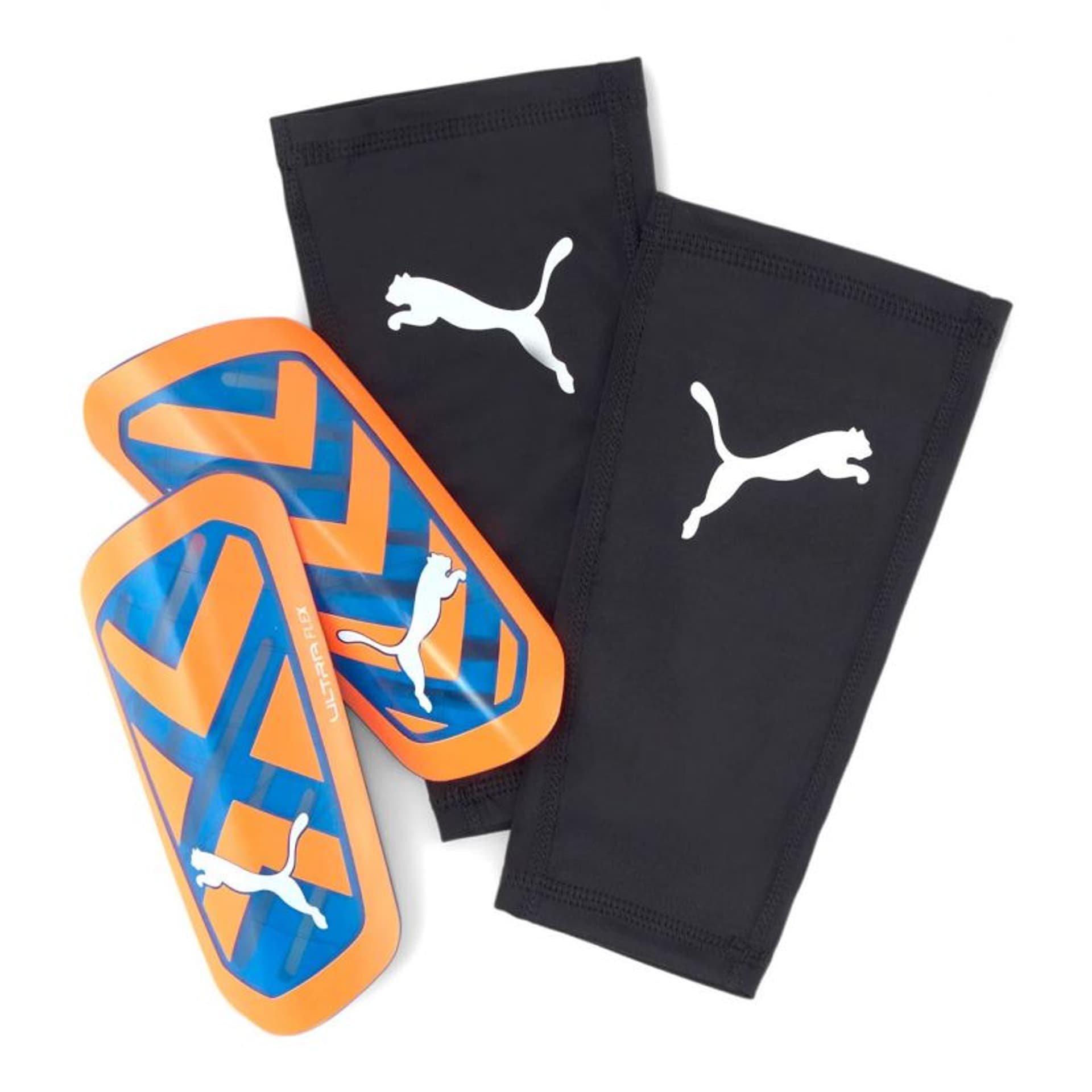 

Ochraniacze piłkarskie Puma Ultra Flex 030871 (kolor Niebieski. Pomarańczowy, rozmiar S)