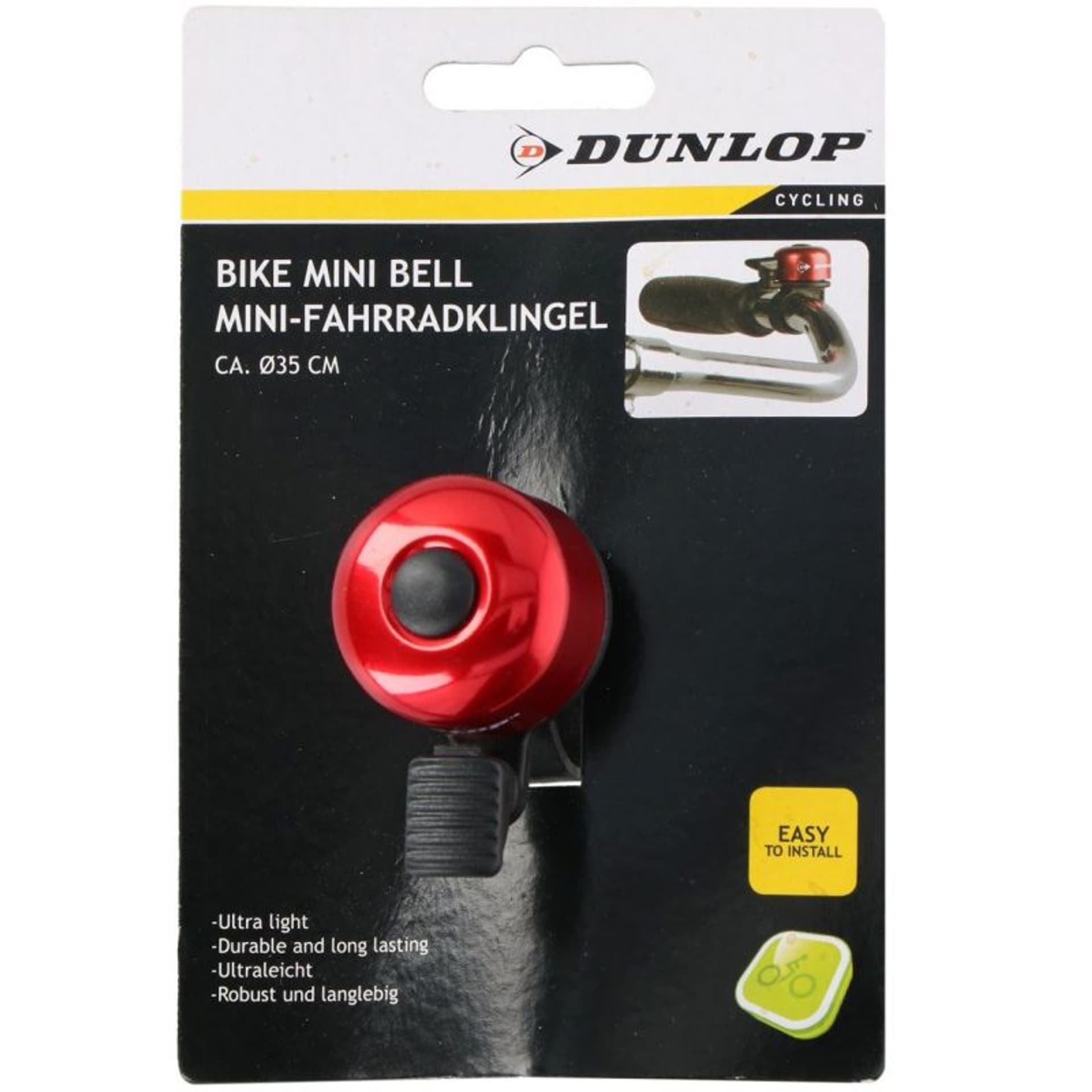

Dzwonek rowerowy Dunlop (kolor Czerwony)