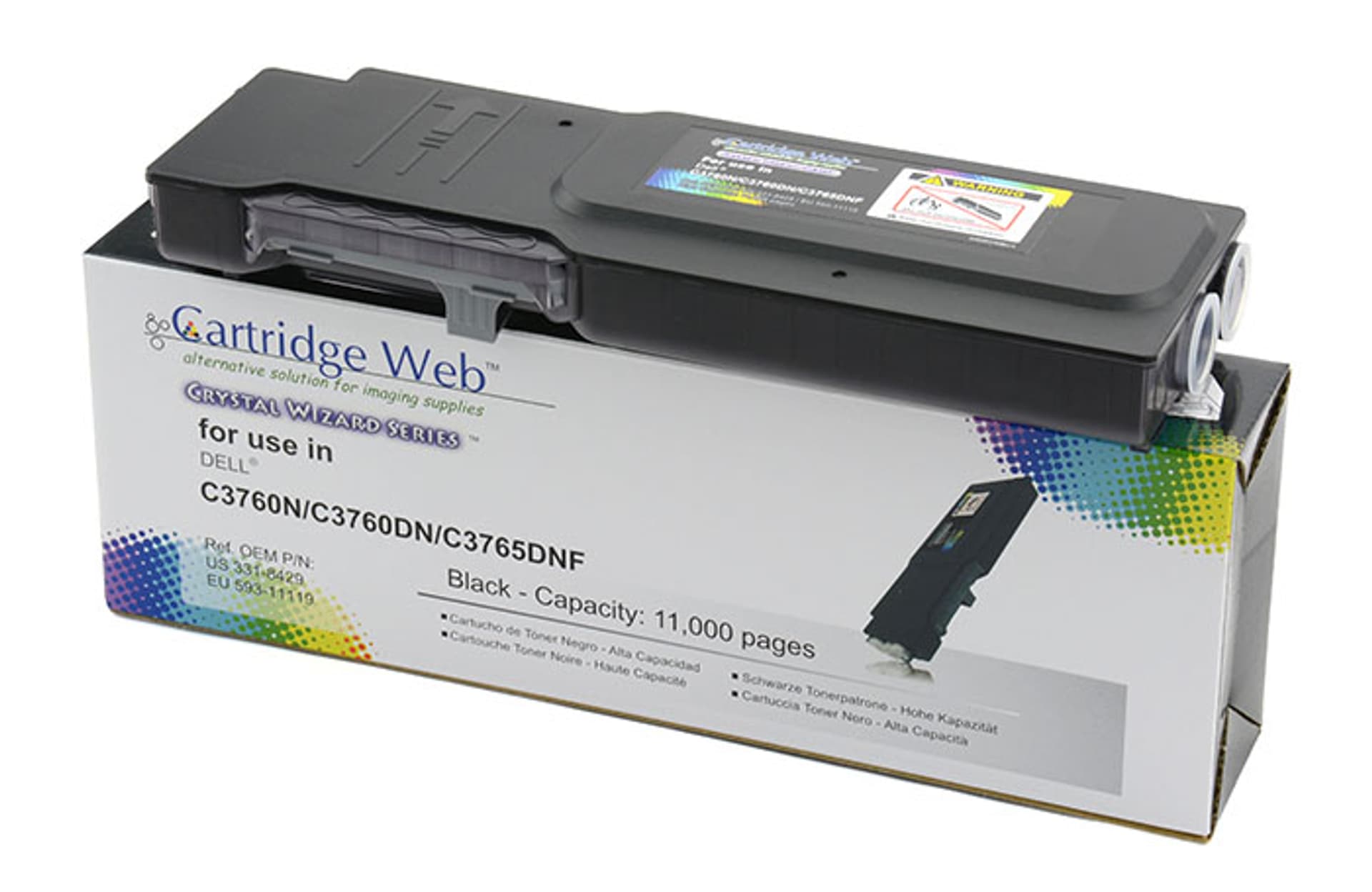 

Toner Cartridge Web Black Dell 3760 zamiennik 593-11119