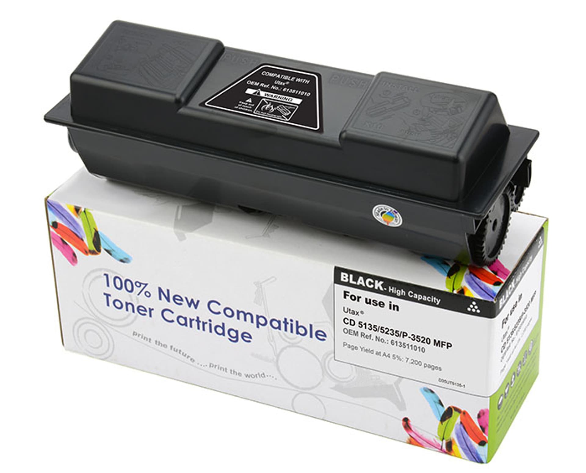 

Toner Cartridge Web Czarny Utax CD5135, CD5235 zamiennik 613511010