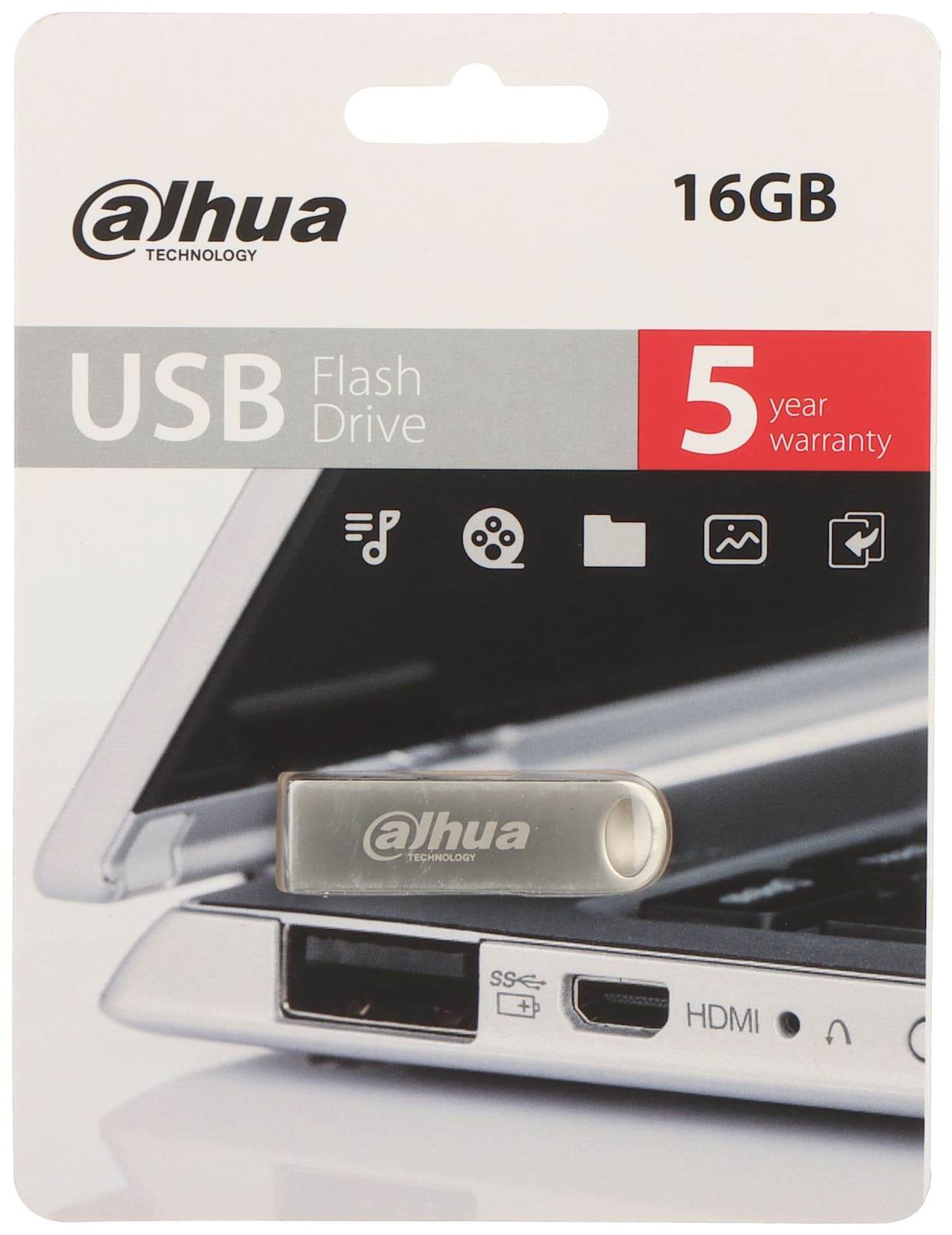 

Pendrive 16GB DAHUA USB-U106-20-16GB