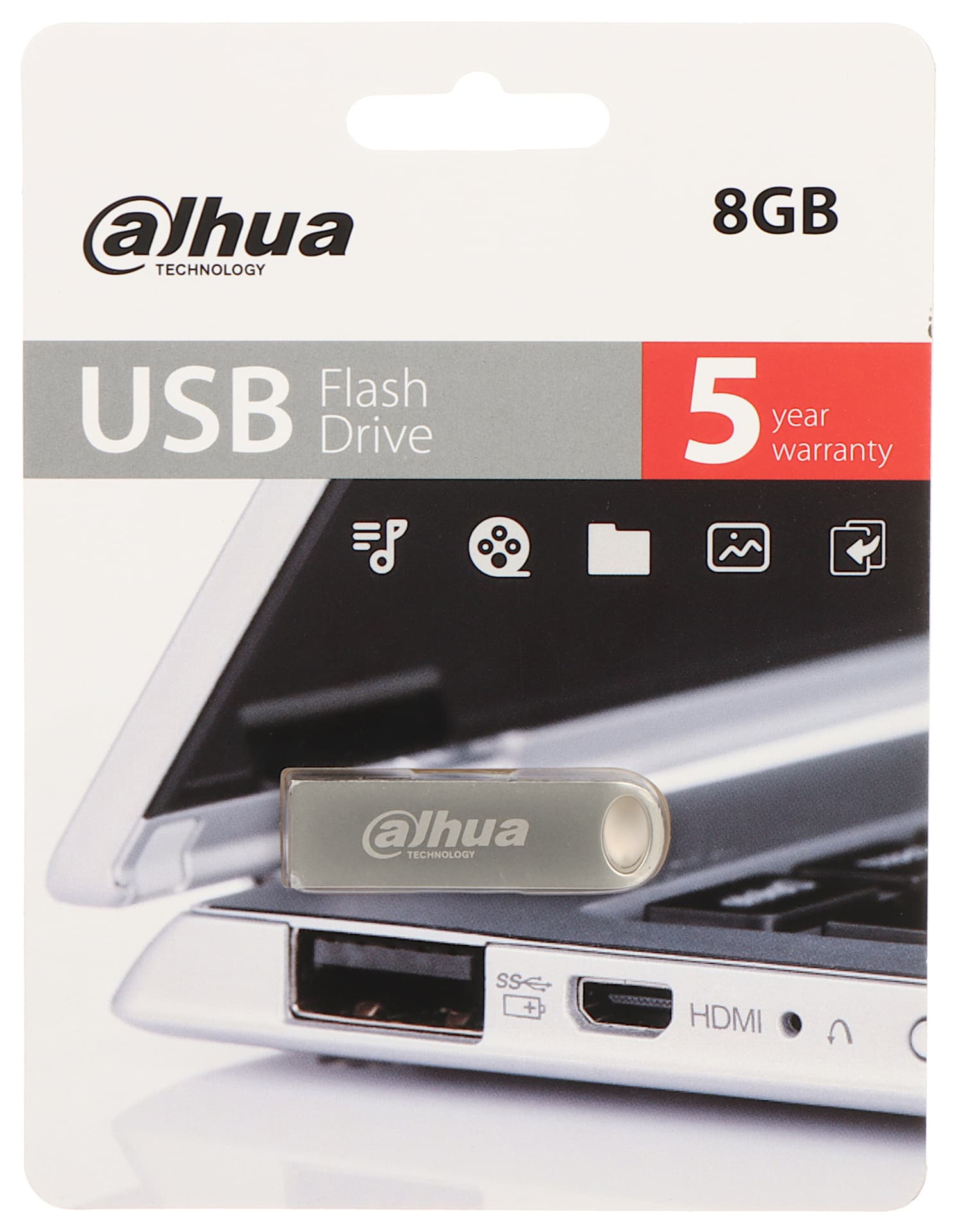 

Pendrive 8GB DAHUA USB-U106-20-8GB