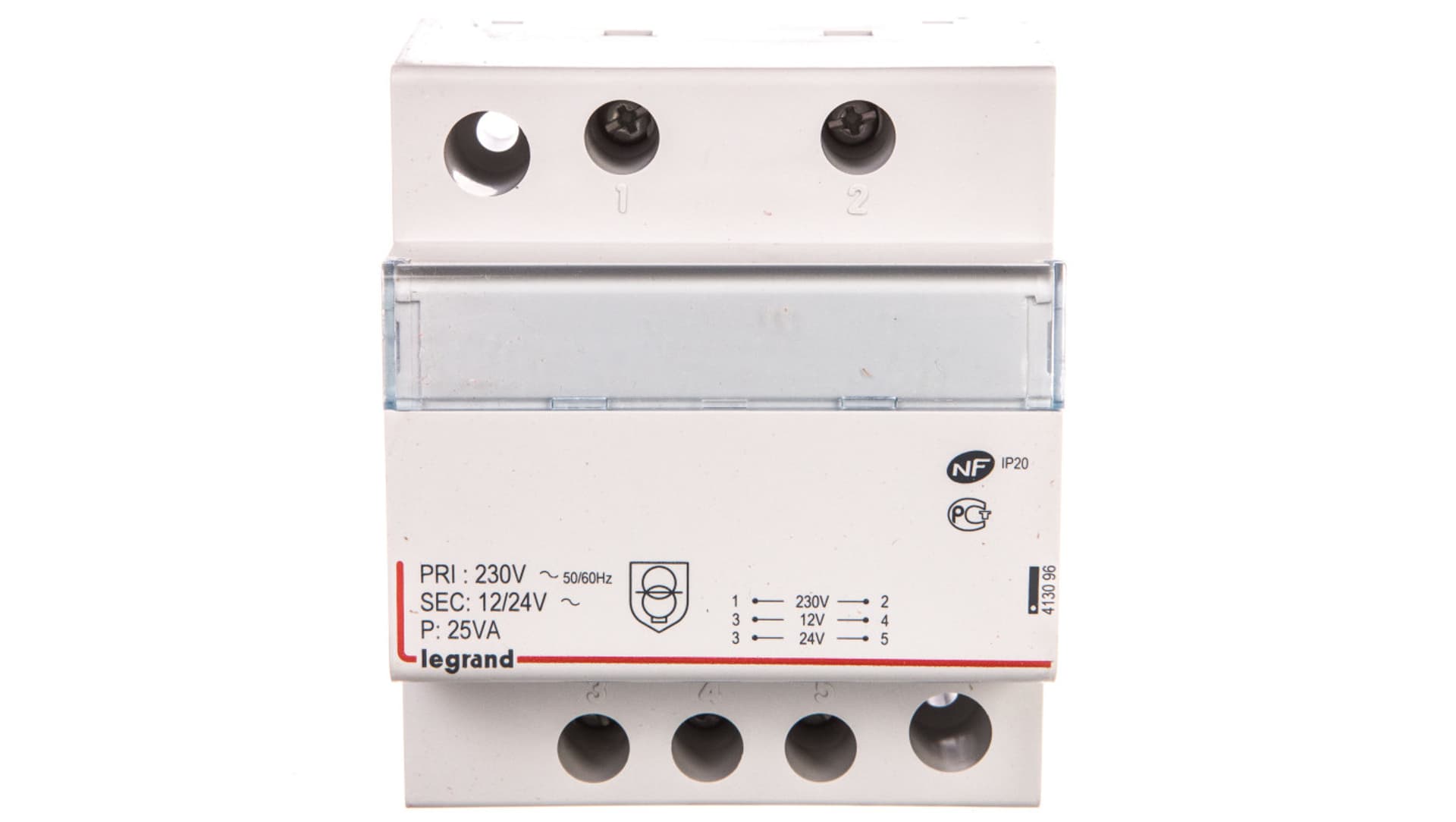 

Transformator bezpieczeństwa modułowy TR325 230/12/24V 25VA 413096