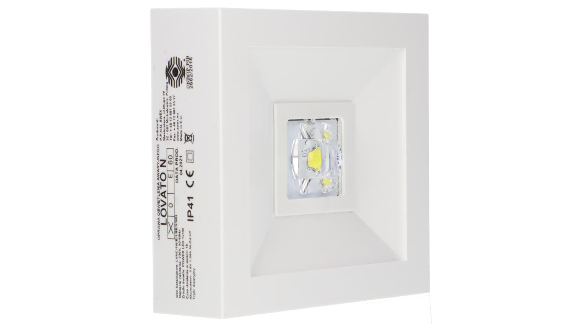 

Oprawa awaryjna LOVATO N LED 1W (opt. koryt.) 1h jednozadaniowa biała ECO LED LVNC/1W/E/1/SE, Opt. koryt.) 1h jednozadaniowa biała eco led lvnc/1w/e/1/s