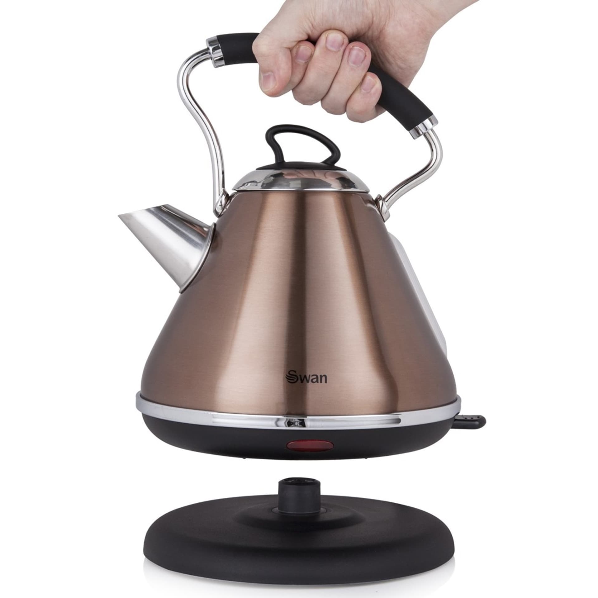 

Czajnik elektryczny Swan COPPER SK34010COPN (3000W 1.7l; kolor brązowy)