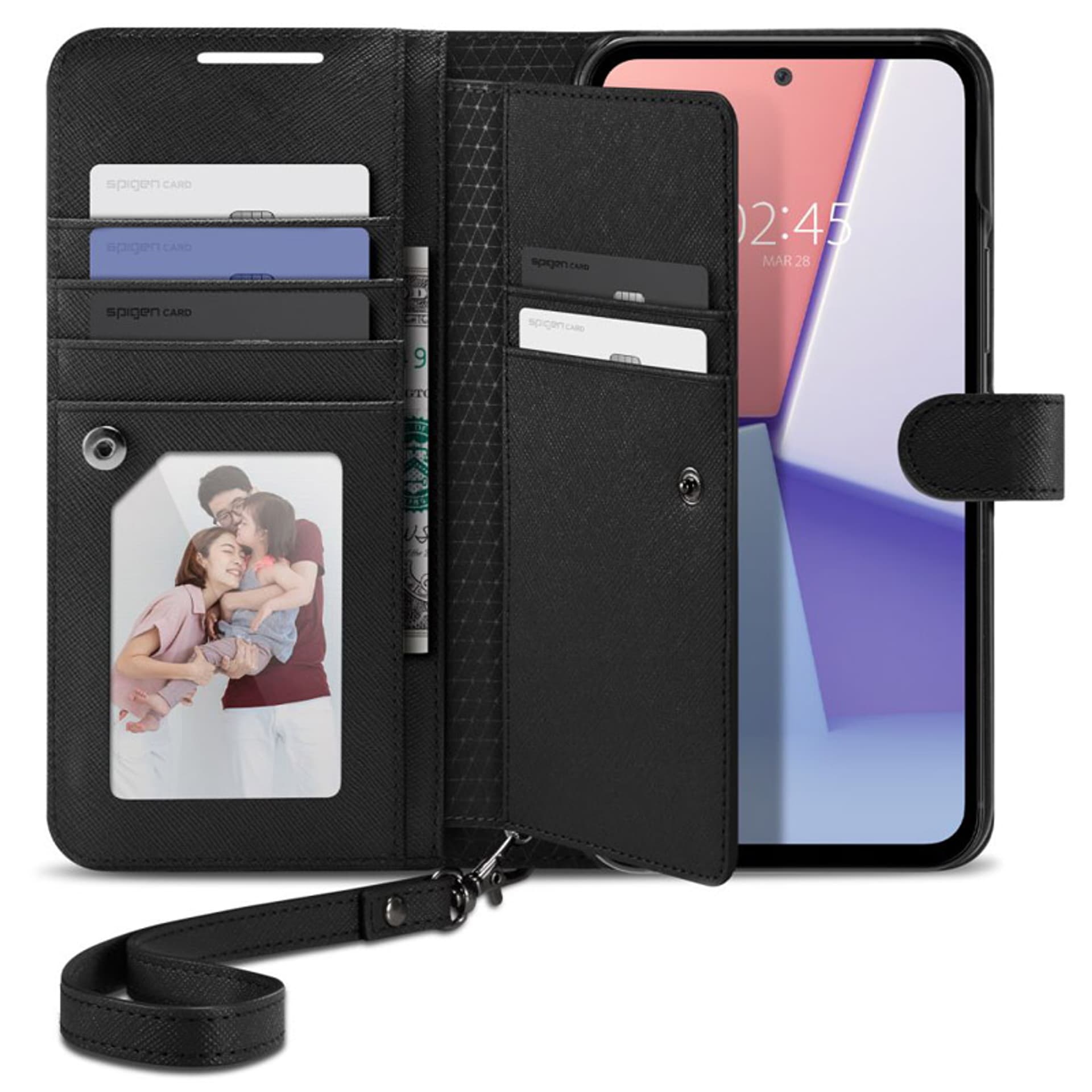 

Spigen Wallet S - Etui do Samsung Galaxy A54 5G (Czarny)